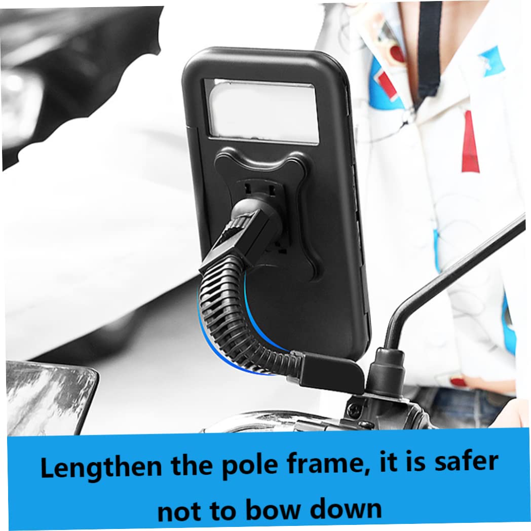 Waterproof Motorcycle Phone Mount - Handlebar Bike Holder for Cycling & Riding