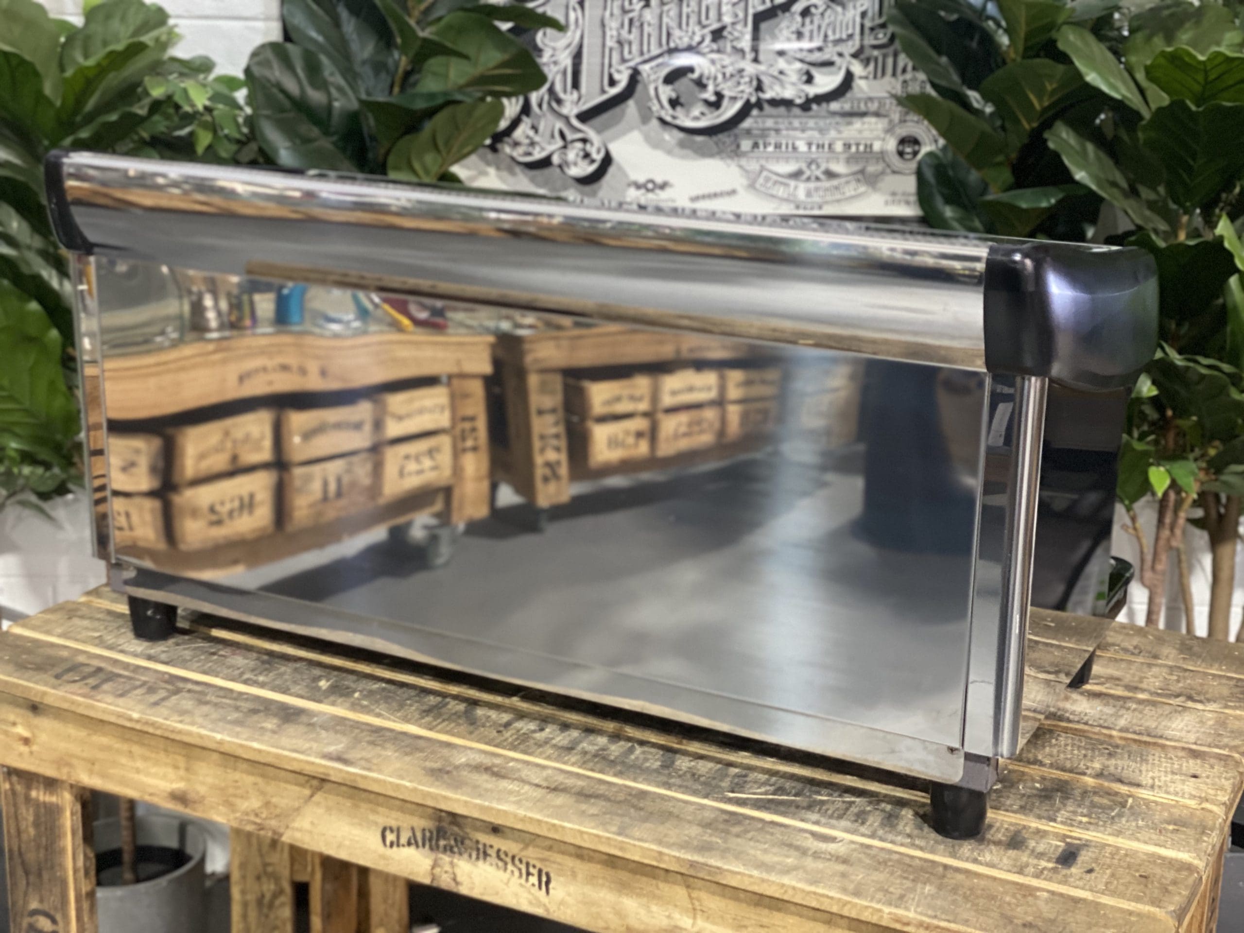 Expobar MegaCrem High Cup 3 Group Commercial Espresso Machine - Stainless Steel & Black - Professional Coffee Shop & Restaurant Equipment for Baristas