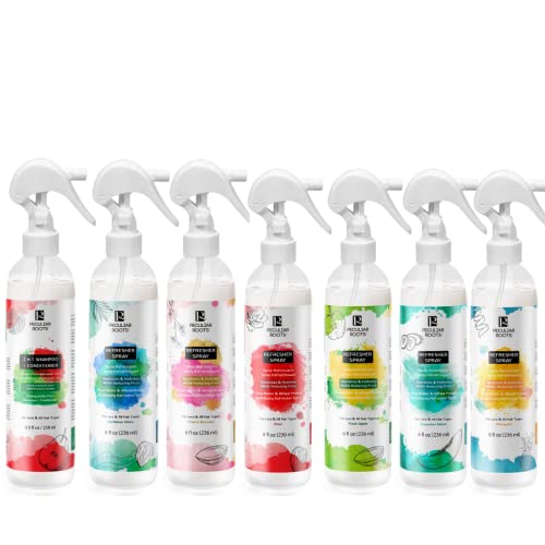 Peculiar Roots Rose Water Daily Moisturizing Refresher Spray for Locs, Dreadlocks & Natural Hair - Hydrating & Nourishing Hair Growth Treatment | 8oz Bundle Set | Perfect for Daily Hair Care, Protective Styles & On-The-Go Hydration