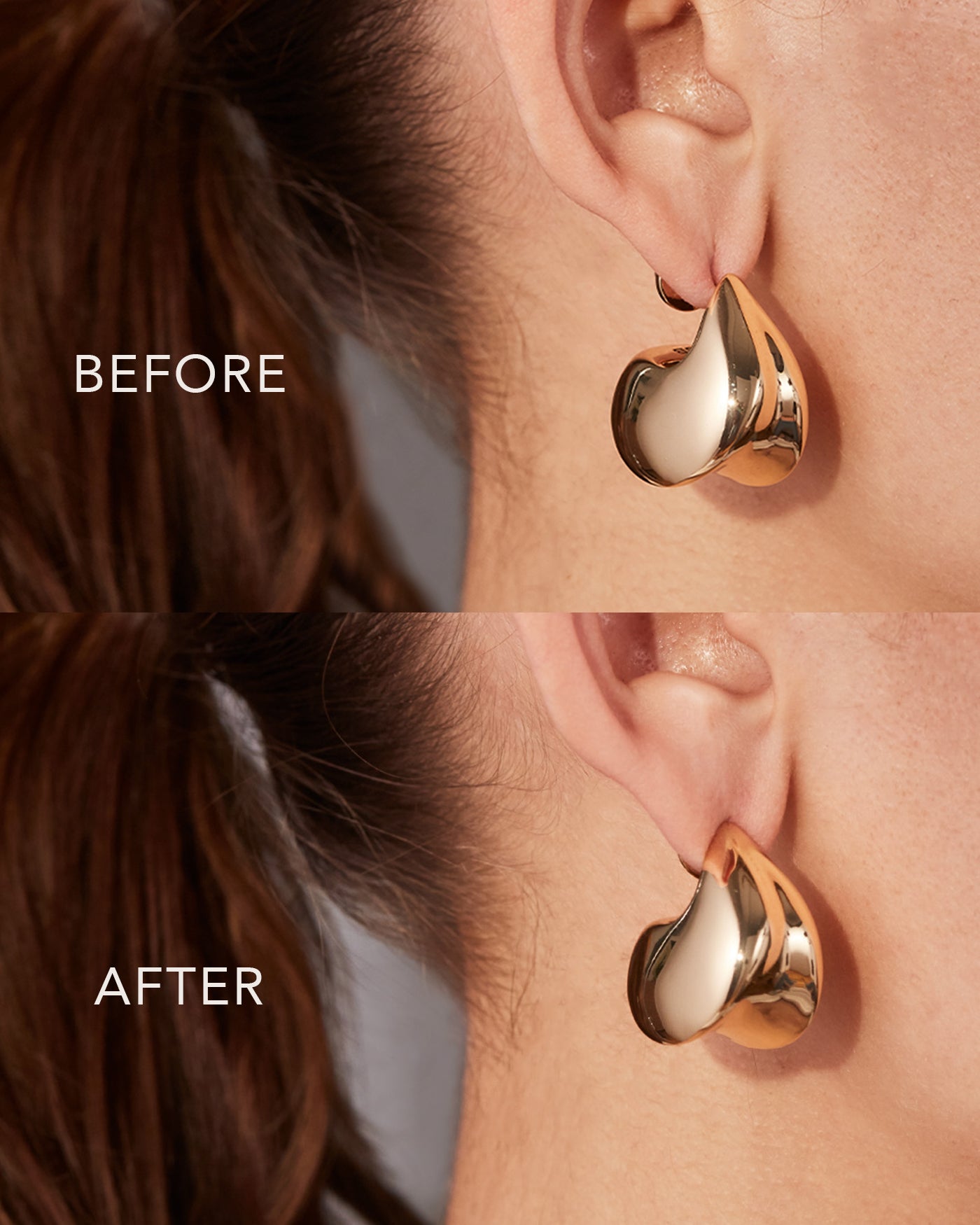 Lobe Lifting Earring Backs Gold - Secure & Comfortable Earring Supports for Heavy Earrings - Perfect for Parties, Weddings & Everyday Wear