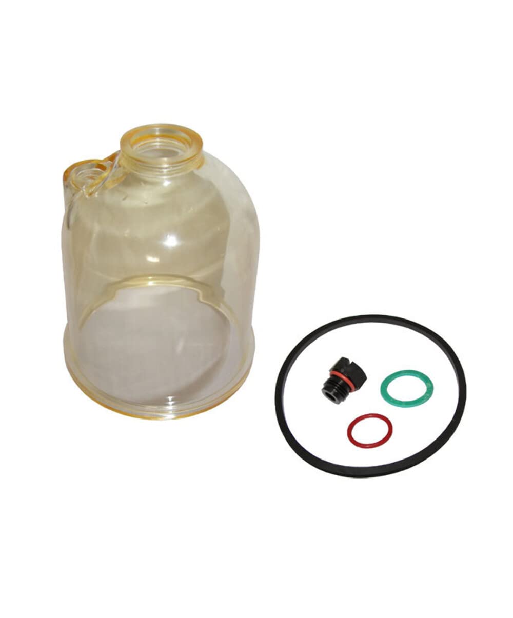 RACOR RK 15279-01 Clear Replacement Bowl Kit for 500MA Fuel Filter - Perfect for Marine, RV & Automotive Fuel Systems