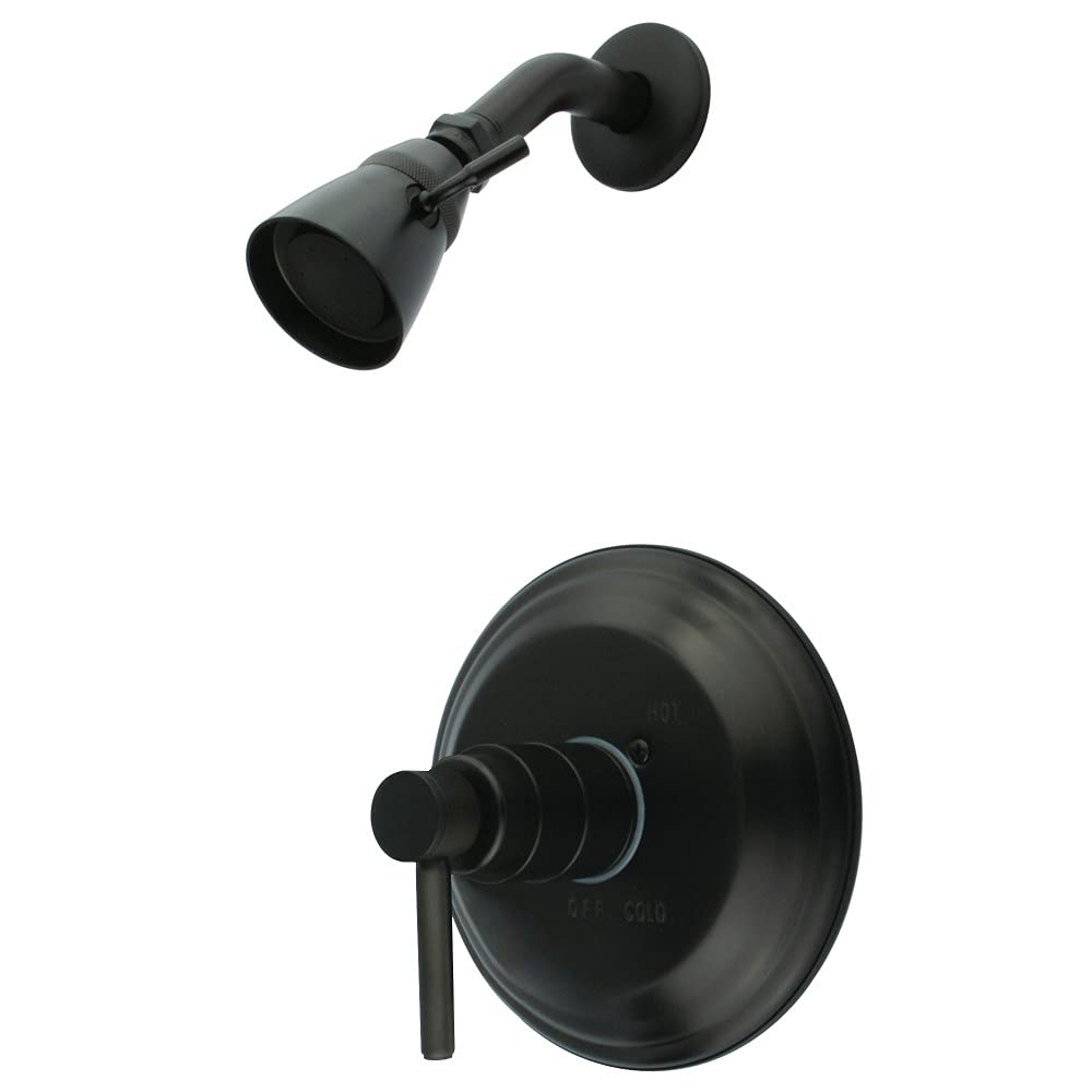 Kingston Brass KB2635DLSO Concord Oil Rubbed Bronze Shower Only Faucet with 7.5 Inch Escutcheon - Perfect for Bathroom Renovation and Modern Home Decor