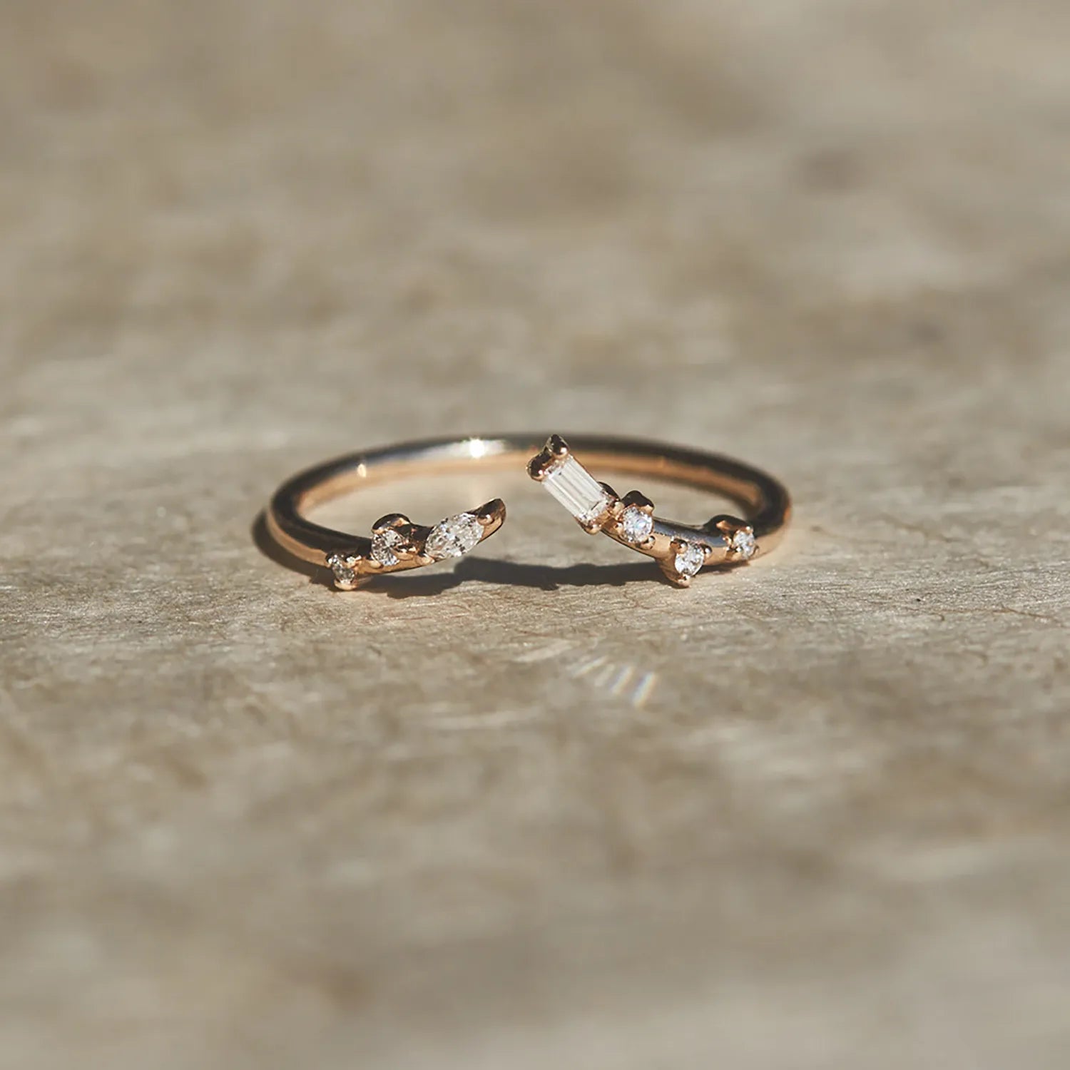 14K White Gold Union of Bliss Ring with White Diamonds - Elegant Wedding Band, Anniversary Gift & Everyday Jewelry for Women