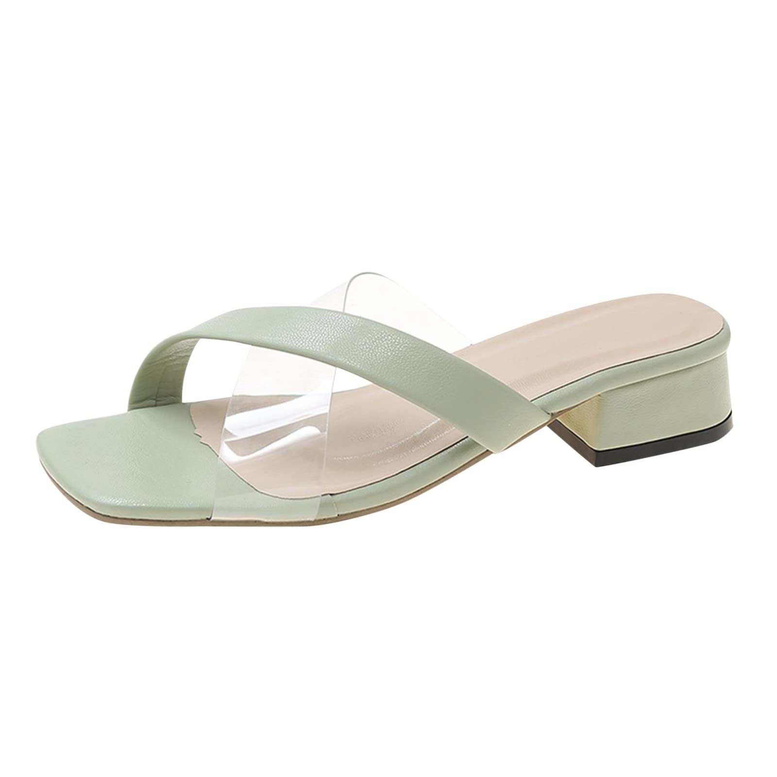 Floral Women's Wedge Sandals with Rhinestones - Comfortable Chunky Heel Casual Shoes for Summer, Beach, and Outdoor Activities - Breathable Slip-On Fashion Sandals for Women
