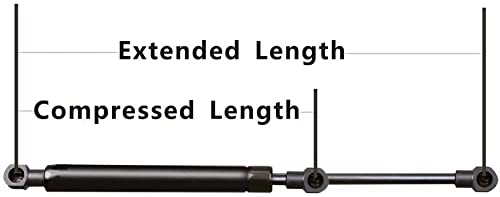 2Pcs 6134 Liftgate Lift Supports Shocks Springs Replacement for 2007-2010 Kia Rondo Wagon - OEM 81770-1D010 - Perfect for Easy Trunk Access & Maintenance