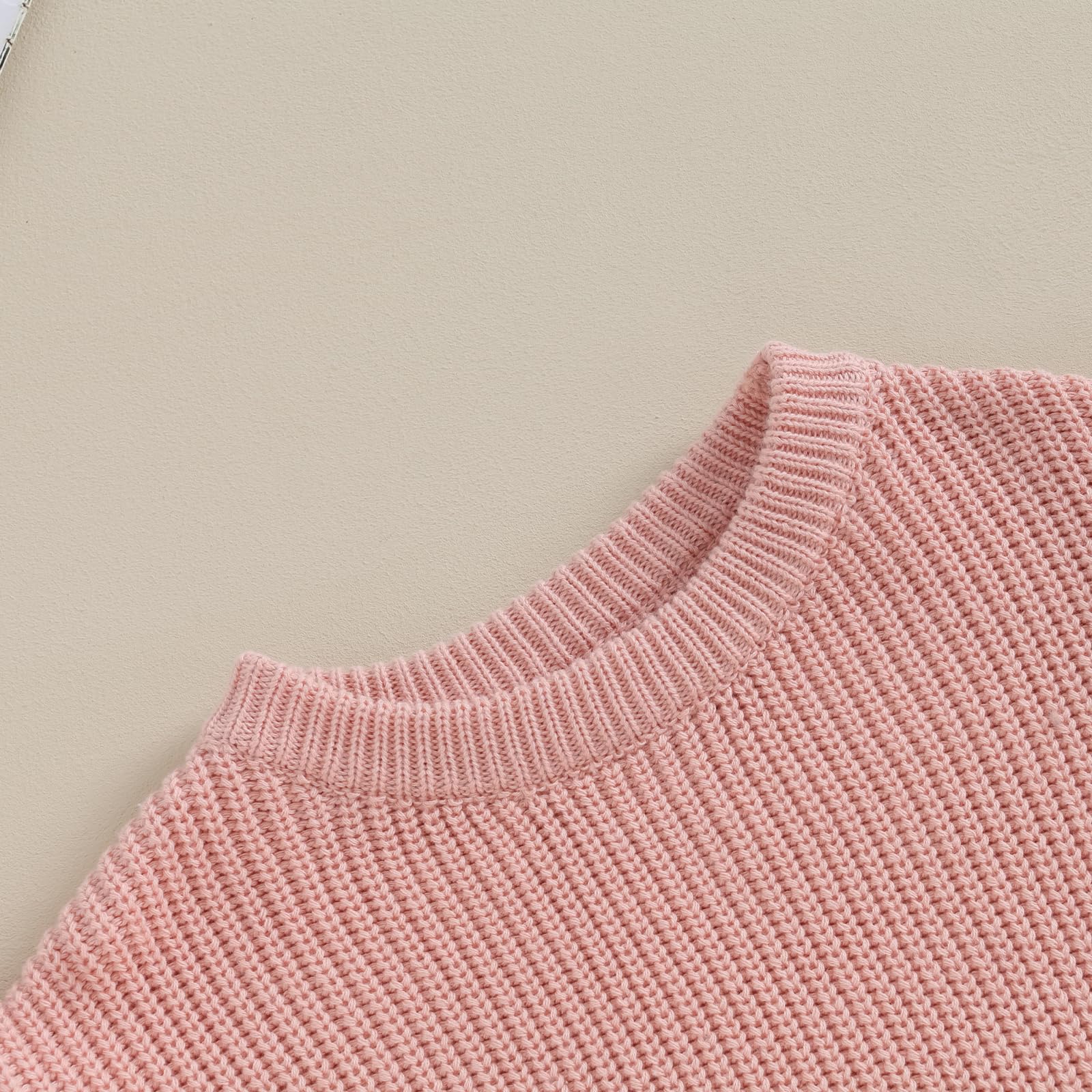 Adorable Baby Girl Winter Sweater - Soft Ruffle Pullover Long Sleeve Top for Toddlers & Newborns | Warm & Cozy Outfit for Holiday Photos, Christmas Gifts & Winter Playdates