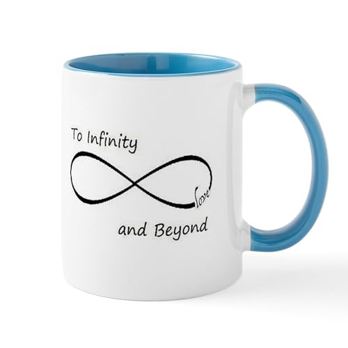 White/Blue Inside - Infinity Symbol Mug