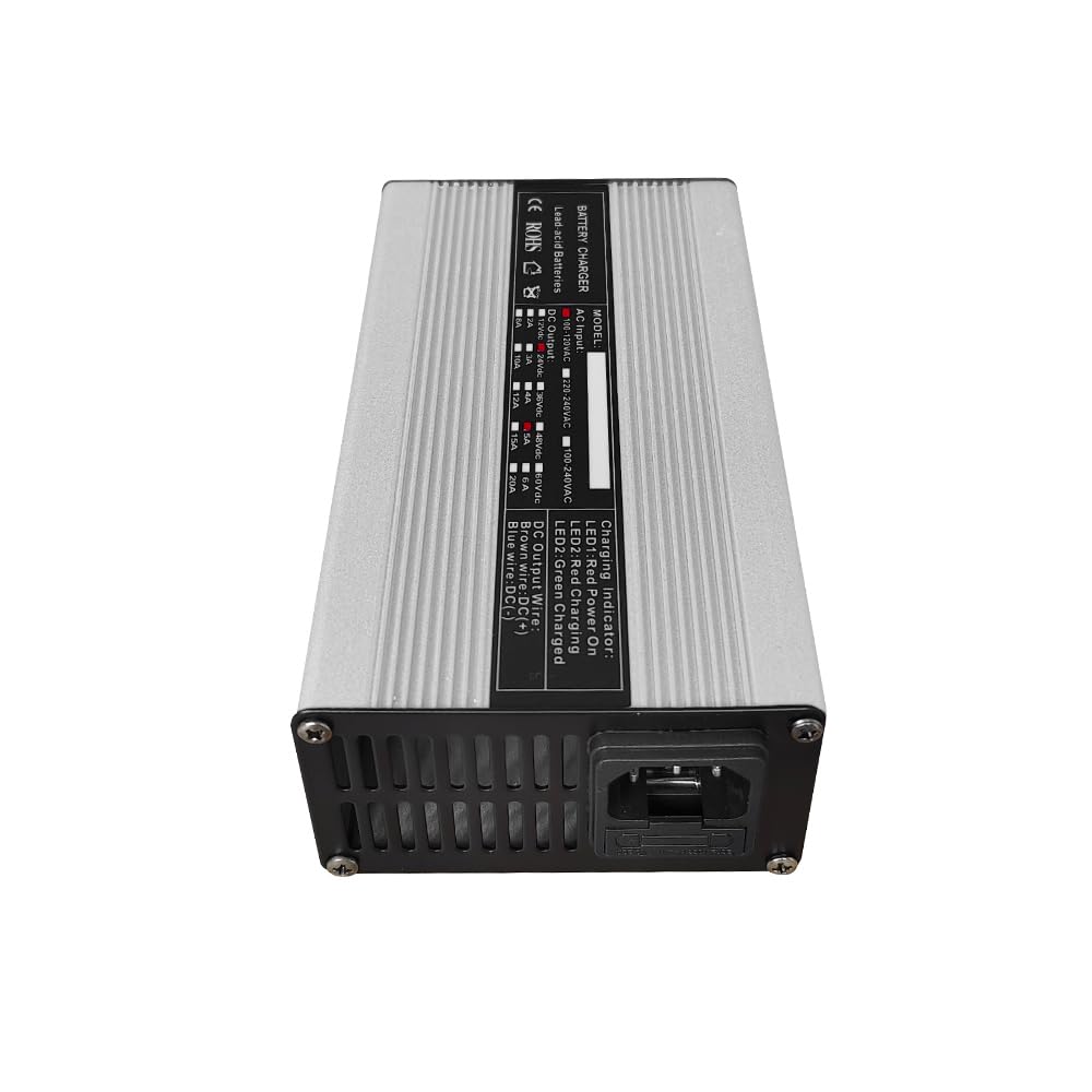 Abakoo 24V 5A XLR Battery Charger for 200T/500T/301 PC/314/318 PC/320 PC/326/326A/710 PC - Fast Charging Power Supply for Professional Tools & Equipment - Perfect for Construction Sites, Workshops, and Industrial Use