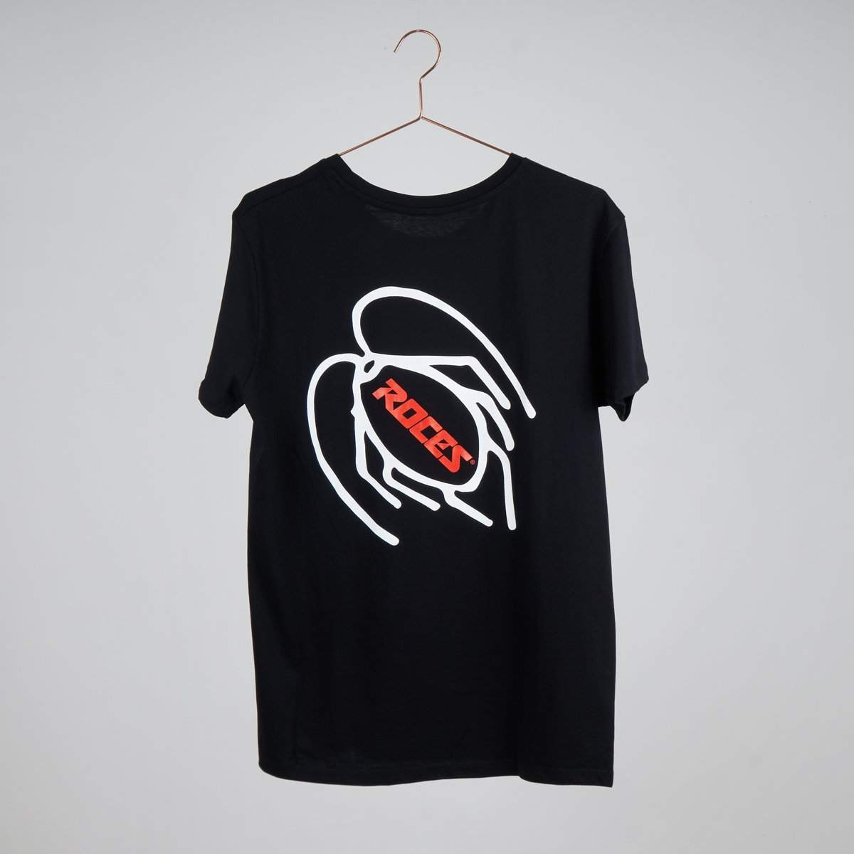 Roces 'Roach' Black Graphic T-Shirt for Men - Stylish Streetwear for Skateboarding & Casual Wear