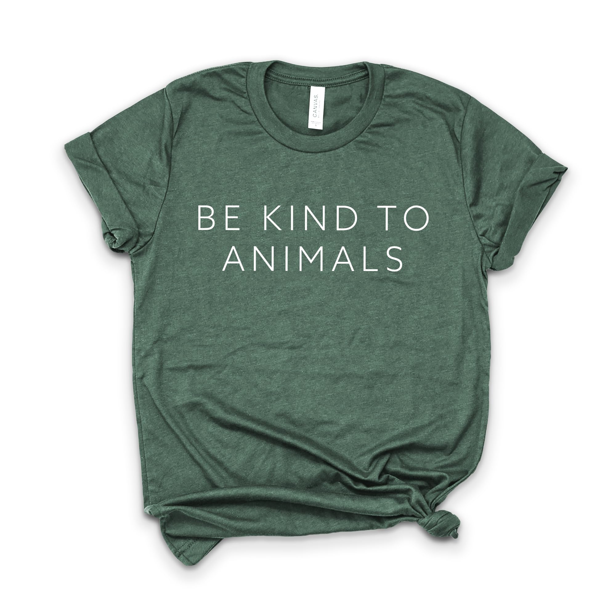 Animal Rescue T-Shirt | Be Kind to Animals Shirt for Men & Women | Soft Unisex Cotton Tee for Animal Lovers | Animal Rights Awareness Shirt - Perfect for Pet Adoption Events, Volunteer Work & Casual Wear