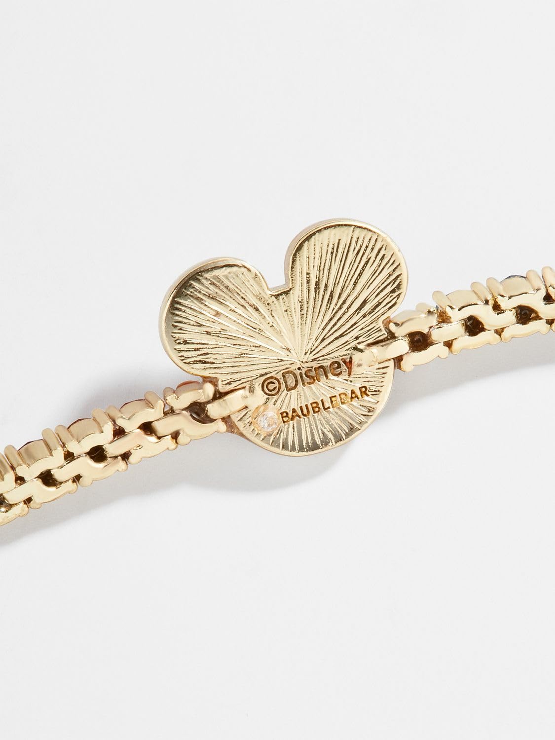 Disney Mickey Mouse Silhouette Tennis Bracelet for Women - Elegant Stacking Bracelet Jewelry, Fashion Accessories for Daily Wear & Disney Fans | Perfect for Gifts, Parties, and Disney-Themed Events