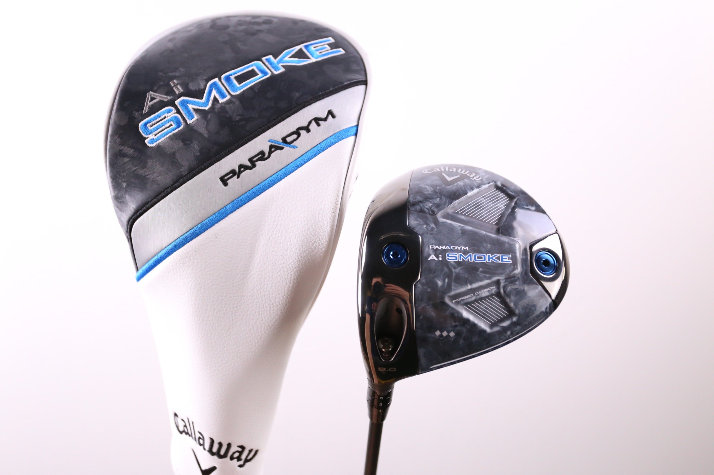 Used Callaway Paradym Ai Smoke Triple Diamond Driver 9° Stiff Flex Mitsubishi Tensei Blue AV Left Handed - Perfect for Left-Handed Golfers Seeking Distance & Control on the Course
