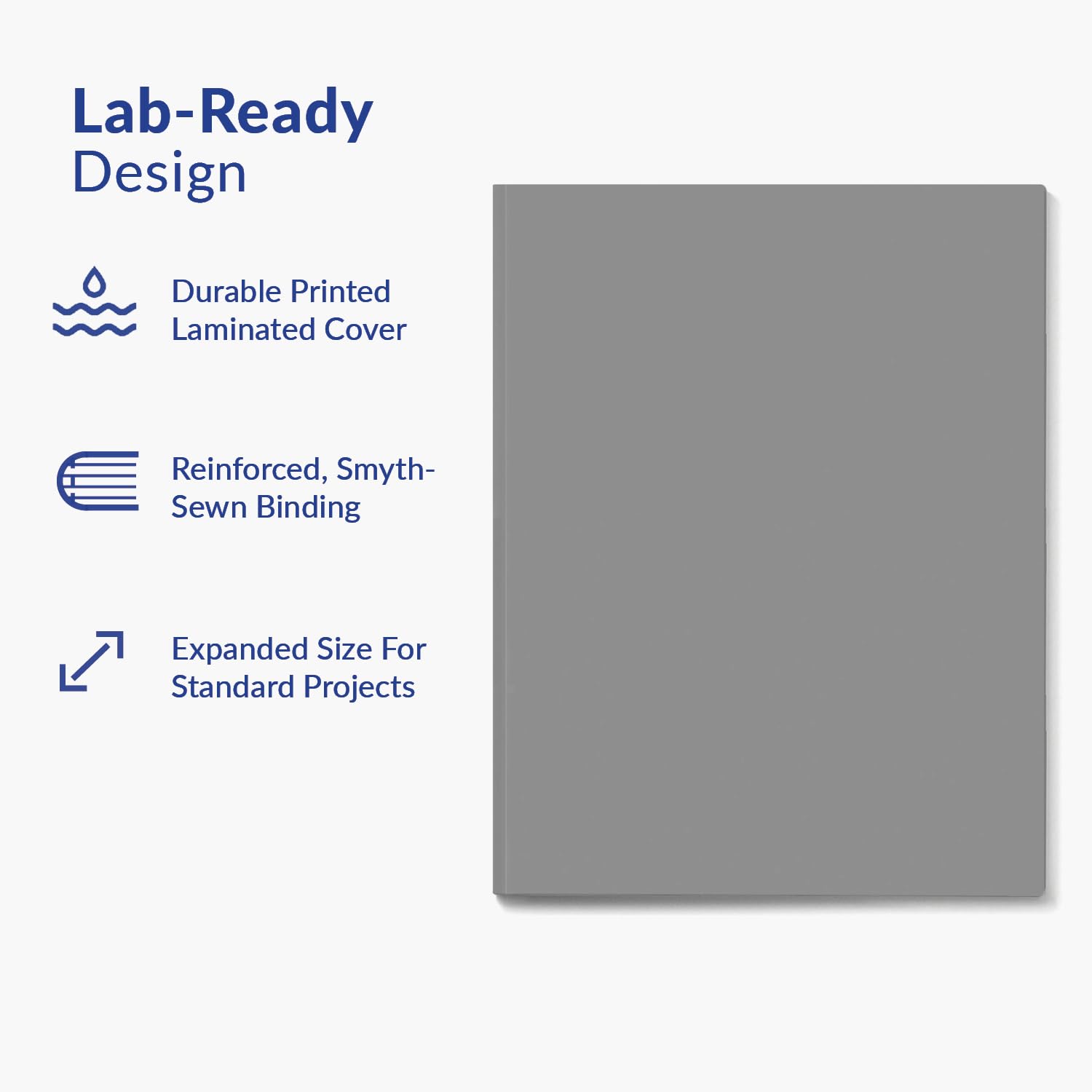 Premium B7-B Expanded Softcover Lab Notebook - 9.25