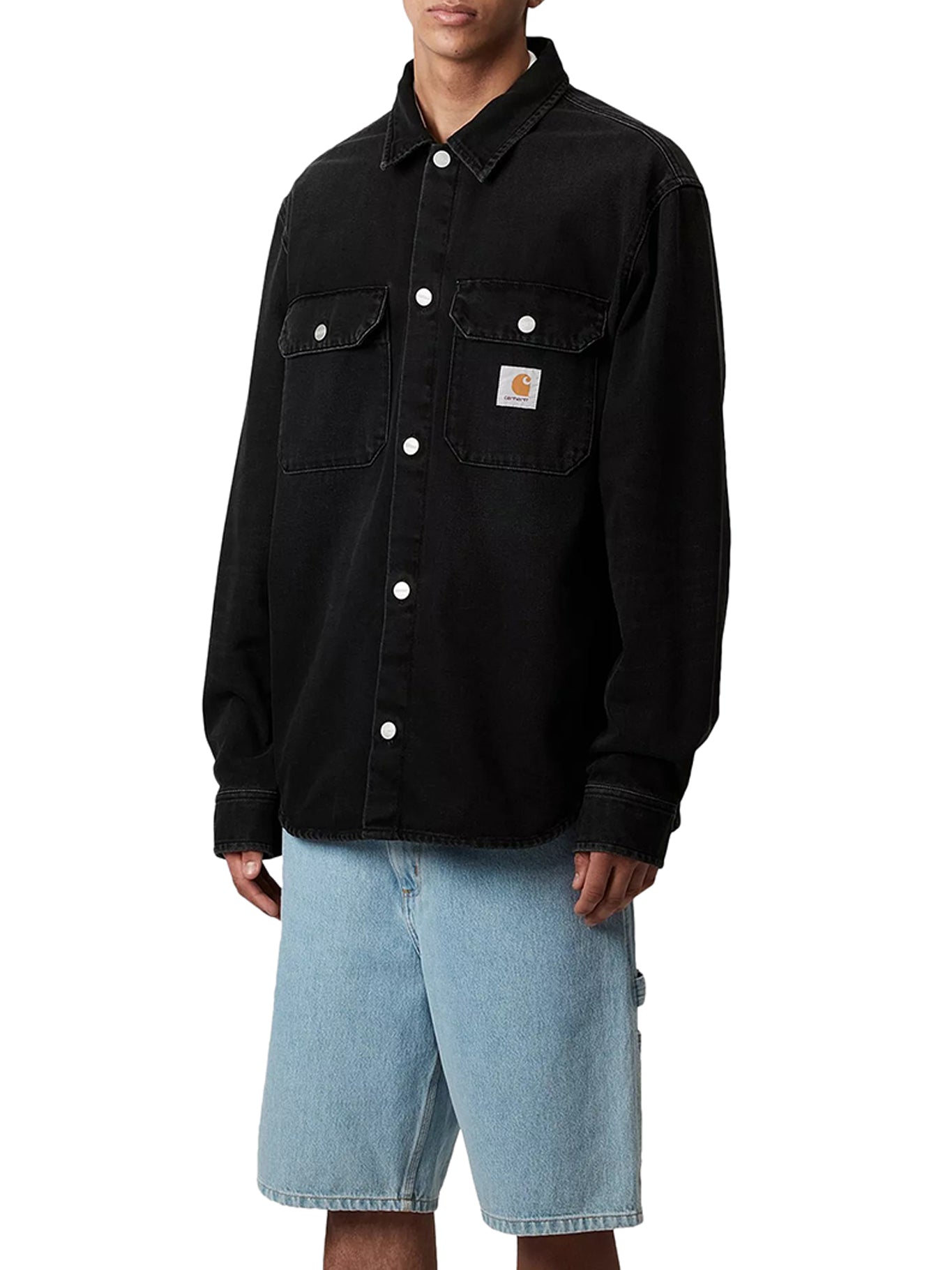 HARVEY Men's Casual Shirt Jacket - Lightweight Button-Up Outerwear for Spring & Fall | Perfect for Outdoor Activities, Travel, and Everyday Wear