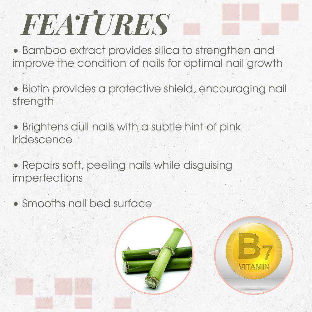 Nail Tek Nail Nutritionist 5-in-1 Nail Treatment with Bamboo & Biotin for Soft, Peeling Nails - 0.5 oz (2-Pack) | Strengthen & Repair Brittle Nails for Salon-Quality Manicures at Home