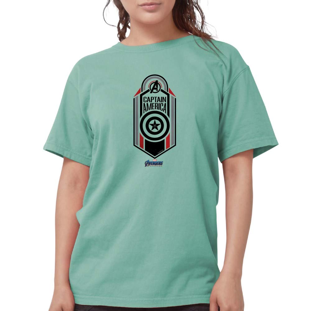 Captain America Logo Women's Comfort T-Shirt - Soft Cotton Marvel Superhero Tee for Casual Wear & Fan Gifts