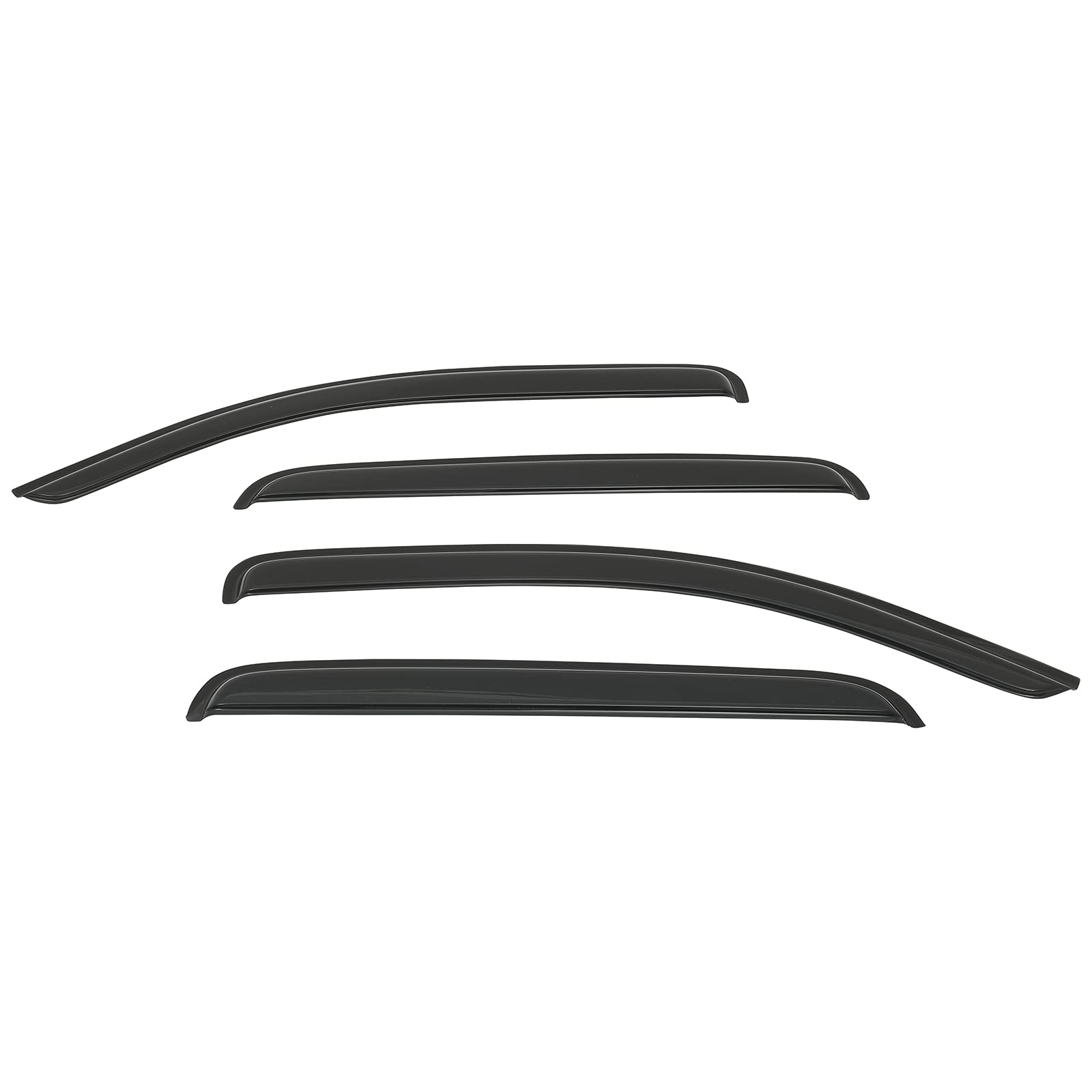 OCPTY Tape-on Window Visors Rain Guards for Toyota Tacoma 2016-2020 | Side Window Deflectors Set of 4 | Weather Protection & Improved Airflow for Trucks