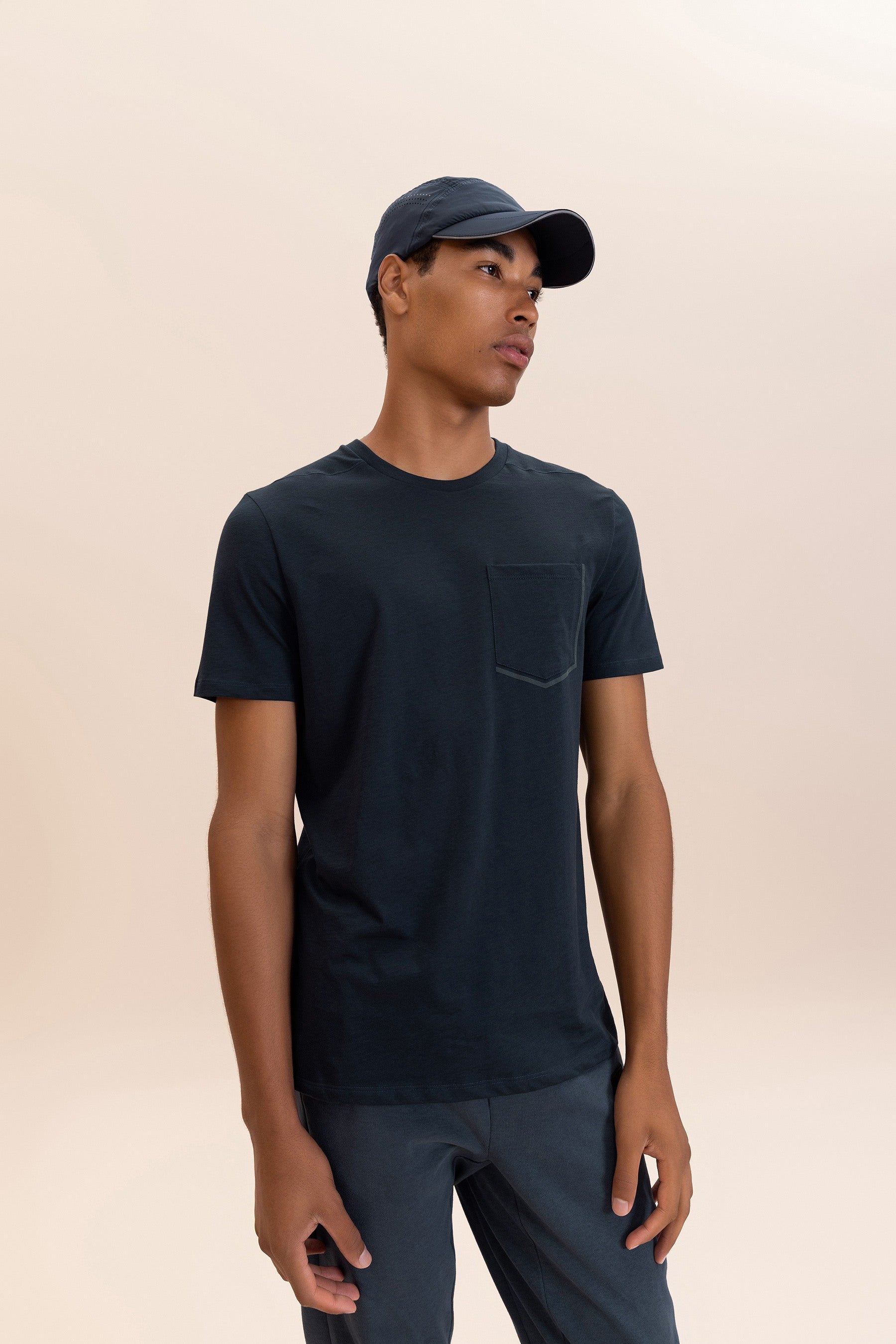 Premium Soft Pima Cotton Pocket T-Shirt for Men - Breathable & Comfortable Casual Wear for Everyday Outfits and Layering