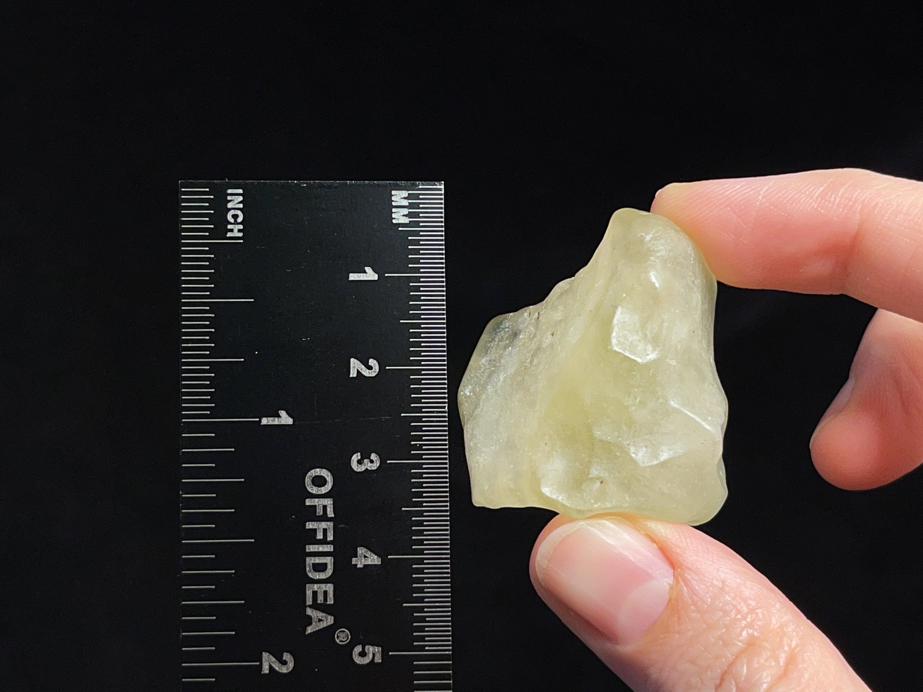 Premium Libyan Desert Glass Raw Crystal - Rare 2A Grade 24.3g - Natural Healing Stones for Meditation & Energy Work - Metaphysical Crystal Collection for Spiritual Growth & Chakra Balancing