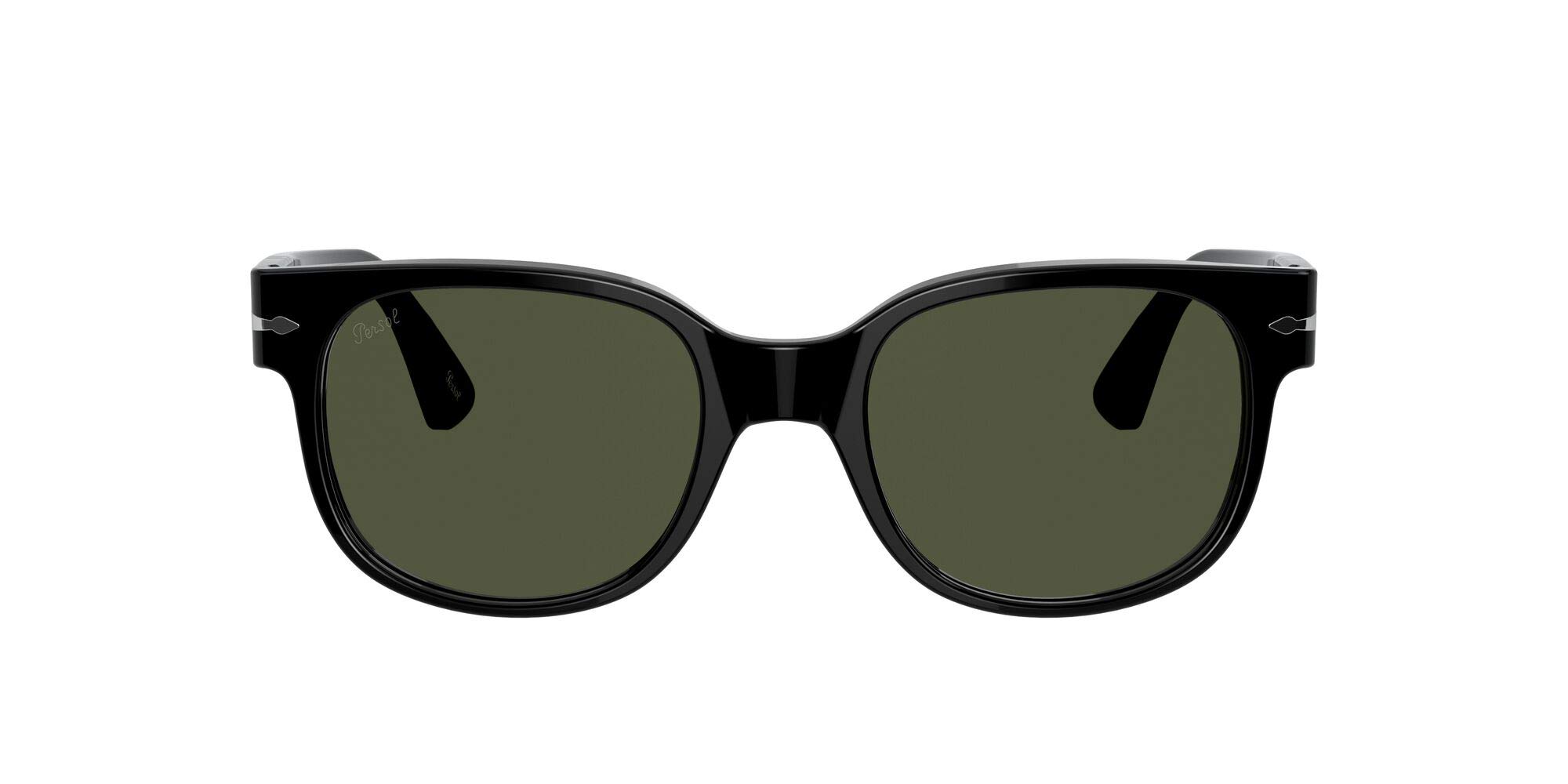 Persol PO3257S Square Sunglasses for Men & Women - Classic UV Protection Polarized Lenses - Perfect for Driving, Travel & Outdoor Activities