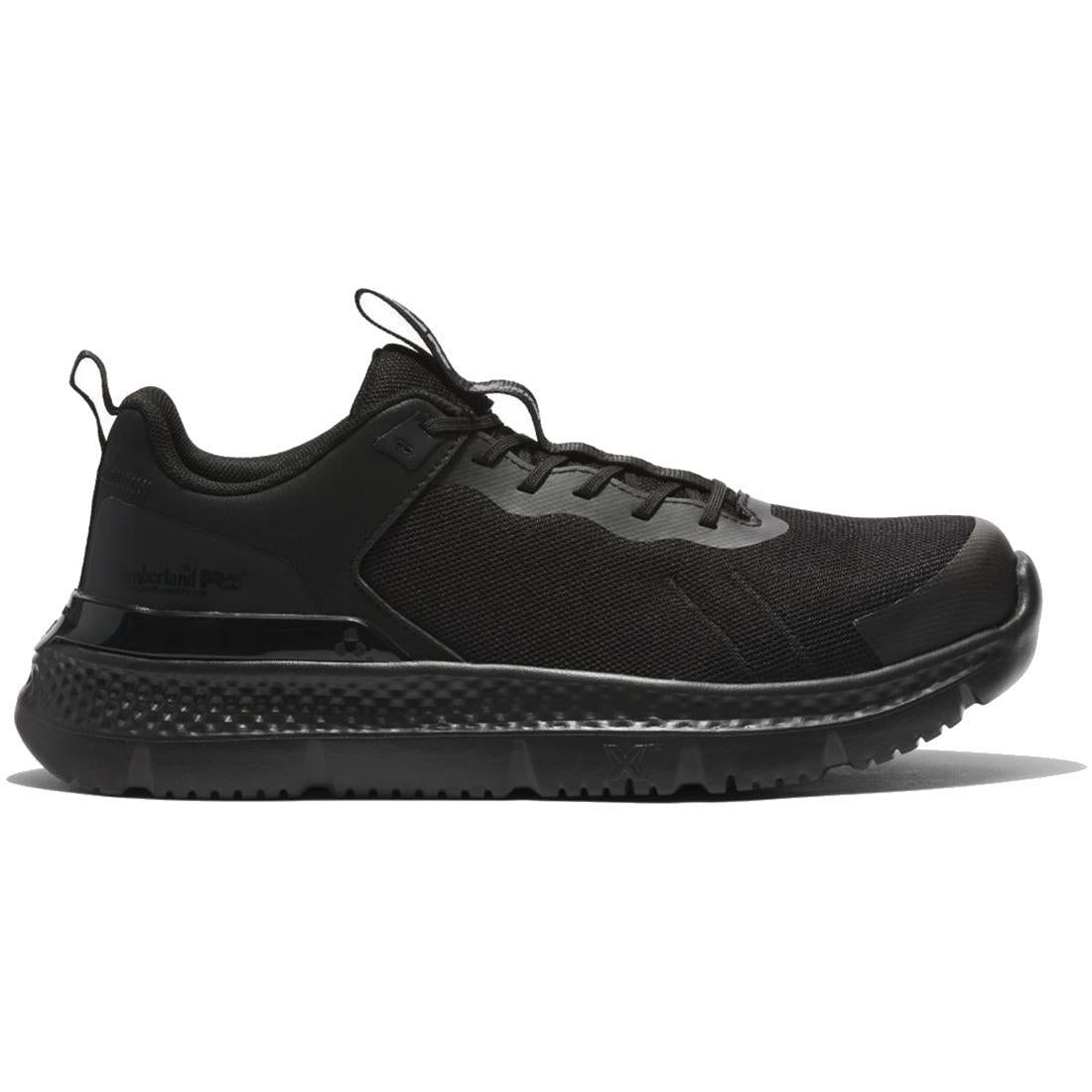 Setra Composite Toe Work Shoes for Men - Black Safety Boots with Lightweight Composite Toe Protection | Ideal for Construction, Warehouse & Industrial Work