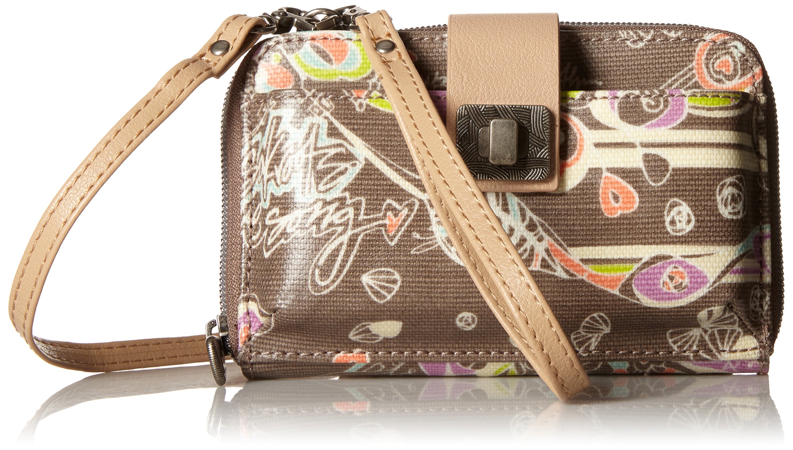 Sakroots Artist Circle Large Crossbody Phone Wallet for iPhone & Android - Stylish & Secure Hands-Free Bag for Travel, Shopping, and Daily Use