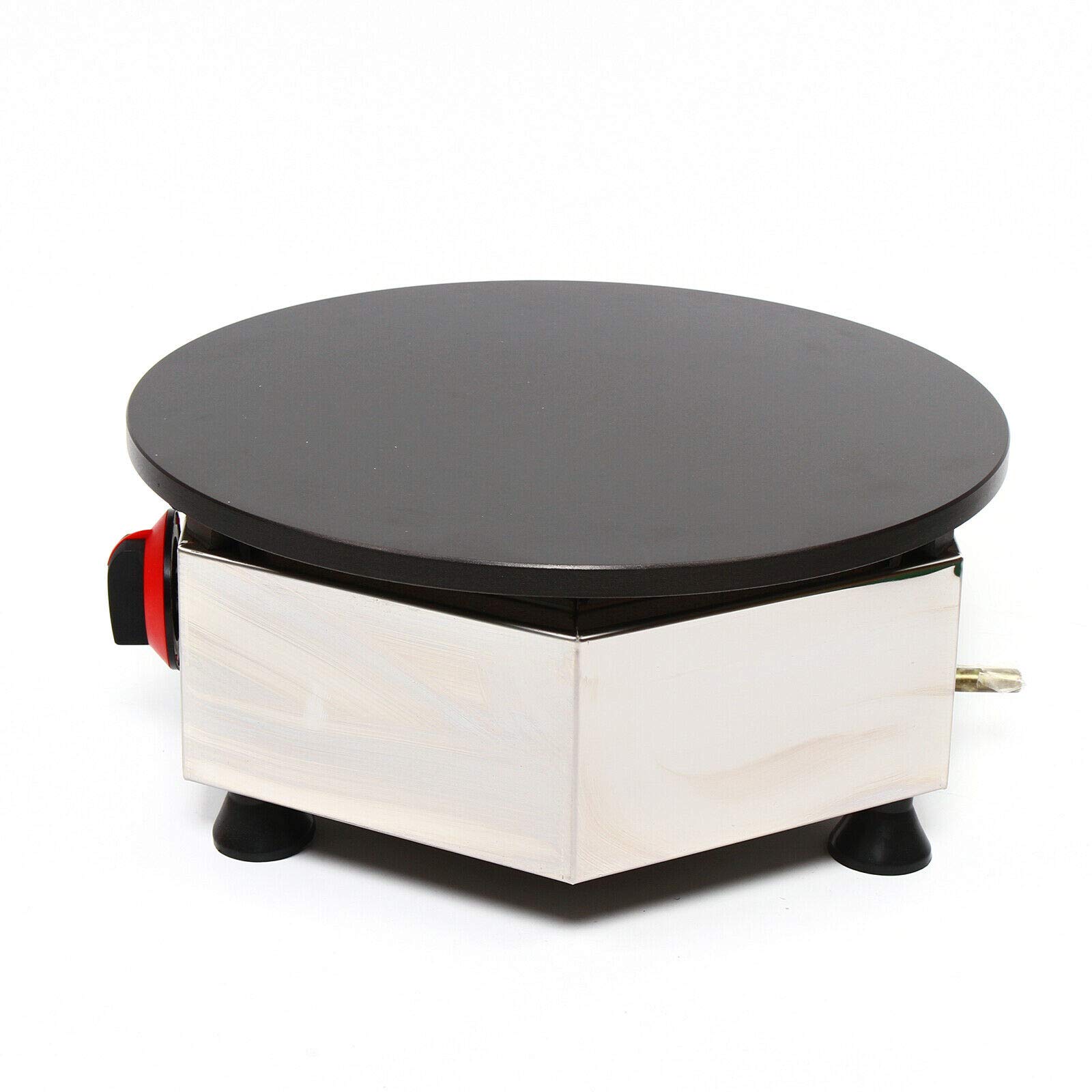 **Commercial Gas Crepe Maker Machine - Adjustable Temperature, Stainless Steel LPG Countertop Griddle, Non-Stick Pancake Maker for Home & Bakery - Perfect for Breakfast, Desserts & Catering**