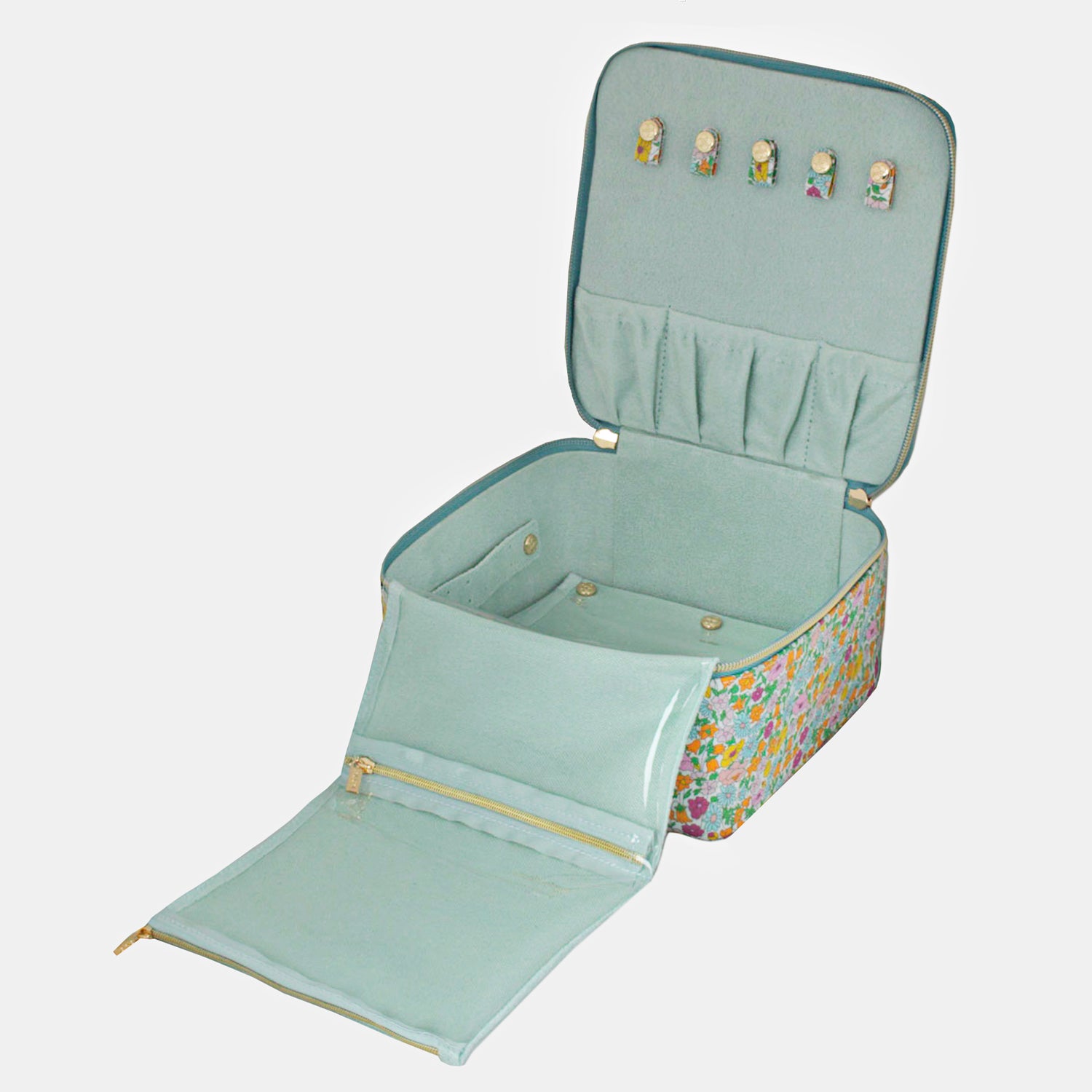 Liberty Poppy Jewelry Cube Set - Elegant Storage Solution for Necklaces, Rings & Earrings - Perfect for Travel, Home & Gift Giving