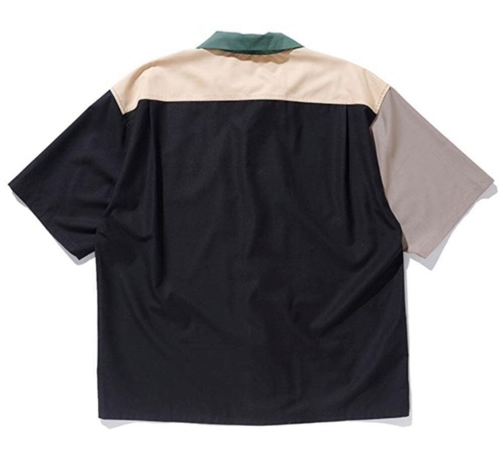 Crazy Short Sleeve Open Collar Shirt for Men - Stylish Casual Summer Wear for Outdoor Activities and Travel