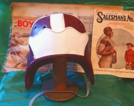 Texas Aggies 1939 National Champions Leather Football Helmet - Vintage College Football Collectible for Fans & Memorabilia Display