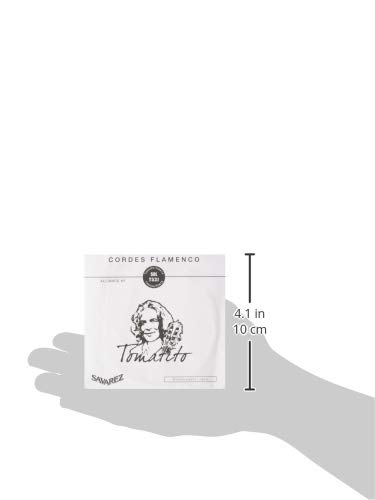 Savarez T53J High Tension Flamenco Fusion Guitar Strings - Polished Silverplated Copper, 4th 
