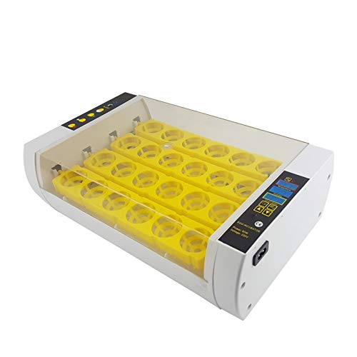 YAWEDA 24 Egg Incubator Fully Automatic - Poultry Hatcher for Chickens Ducks Birds with Temperature & Humidity Control, Auto-Turning - Perfect for Home Use, Farm, Hatching Eggs (220V)