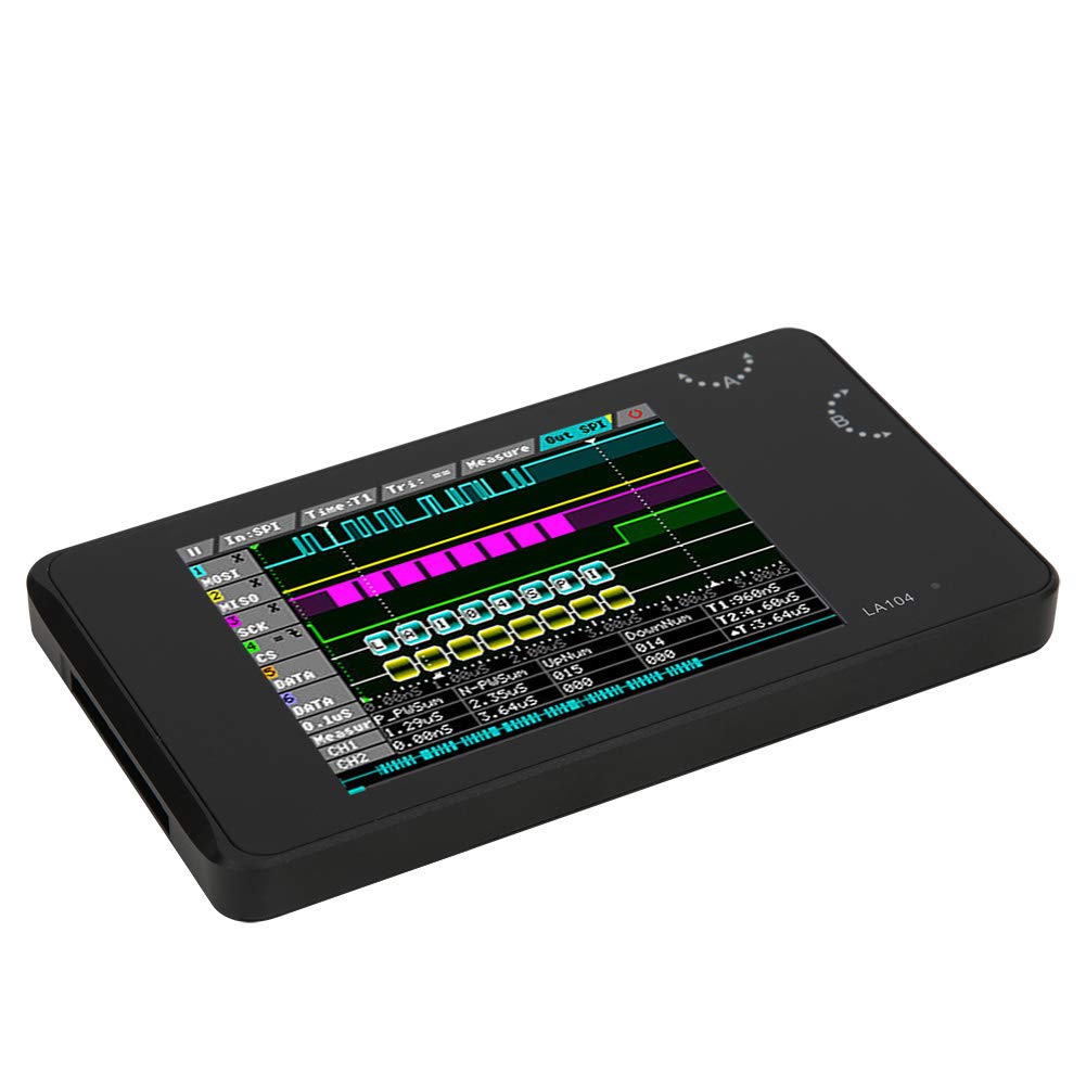 4 Channel Digital Logic Analyzer - Portable USB Logic Analyzer for Computer, Automotive Electronics & Power Communications | Perfect for Engineers, Students & DIY Projects