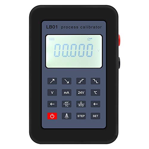 LB01 Professional Process Calibrator - 4-20mA/0-10V/mV Signal Generator with LCD Display for Resistance, Current & Voltage Testing | Ideal for Industrial Automation, HVAC & Electrical Maintenance
