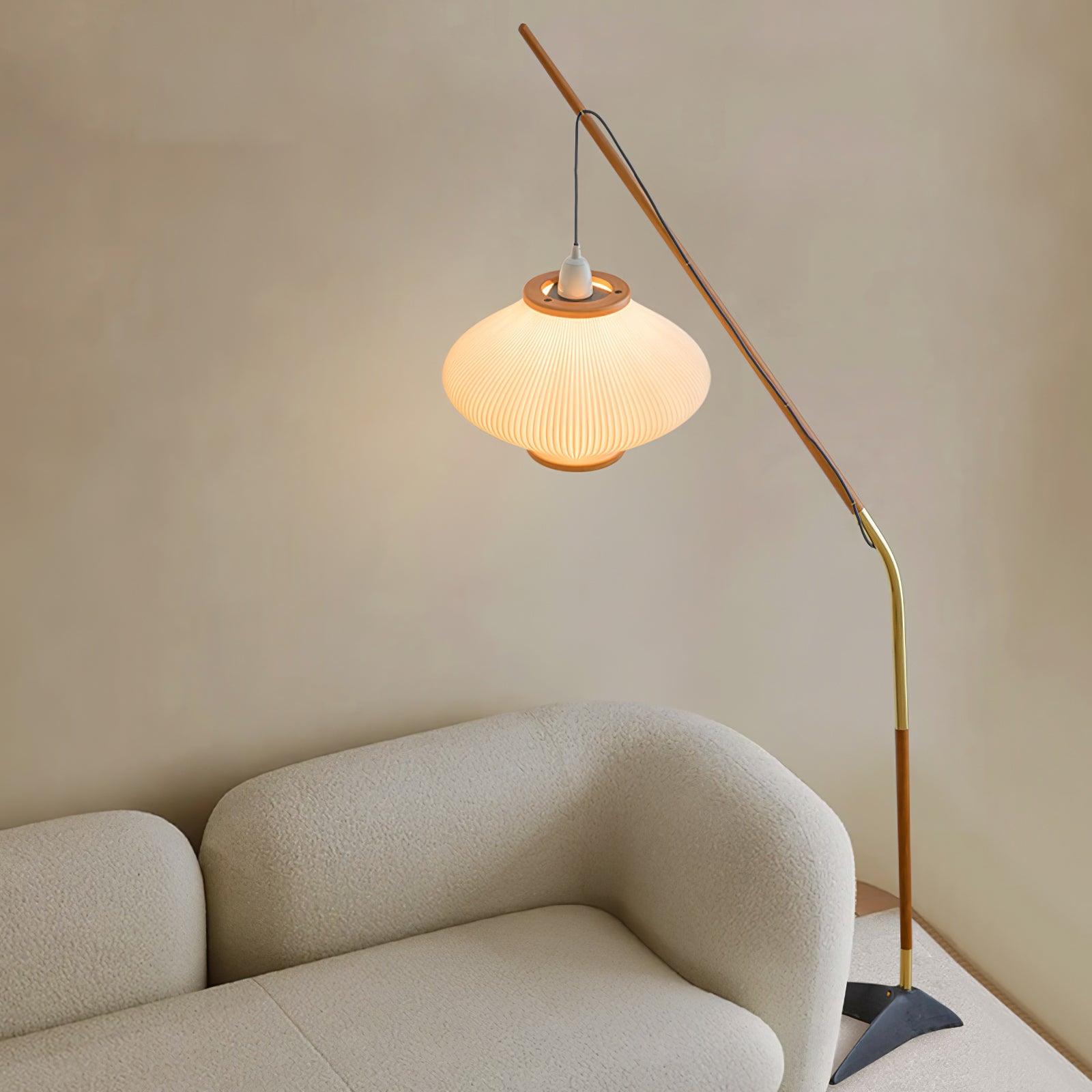 Modern Matsusu Adjustable Floor Lamp with Remote Control - Bright LED Standing Light for Living Room, Bedroom & Office - Warm White to Cool White Color Changing