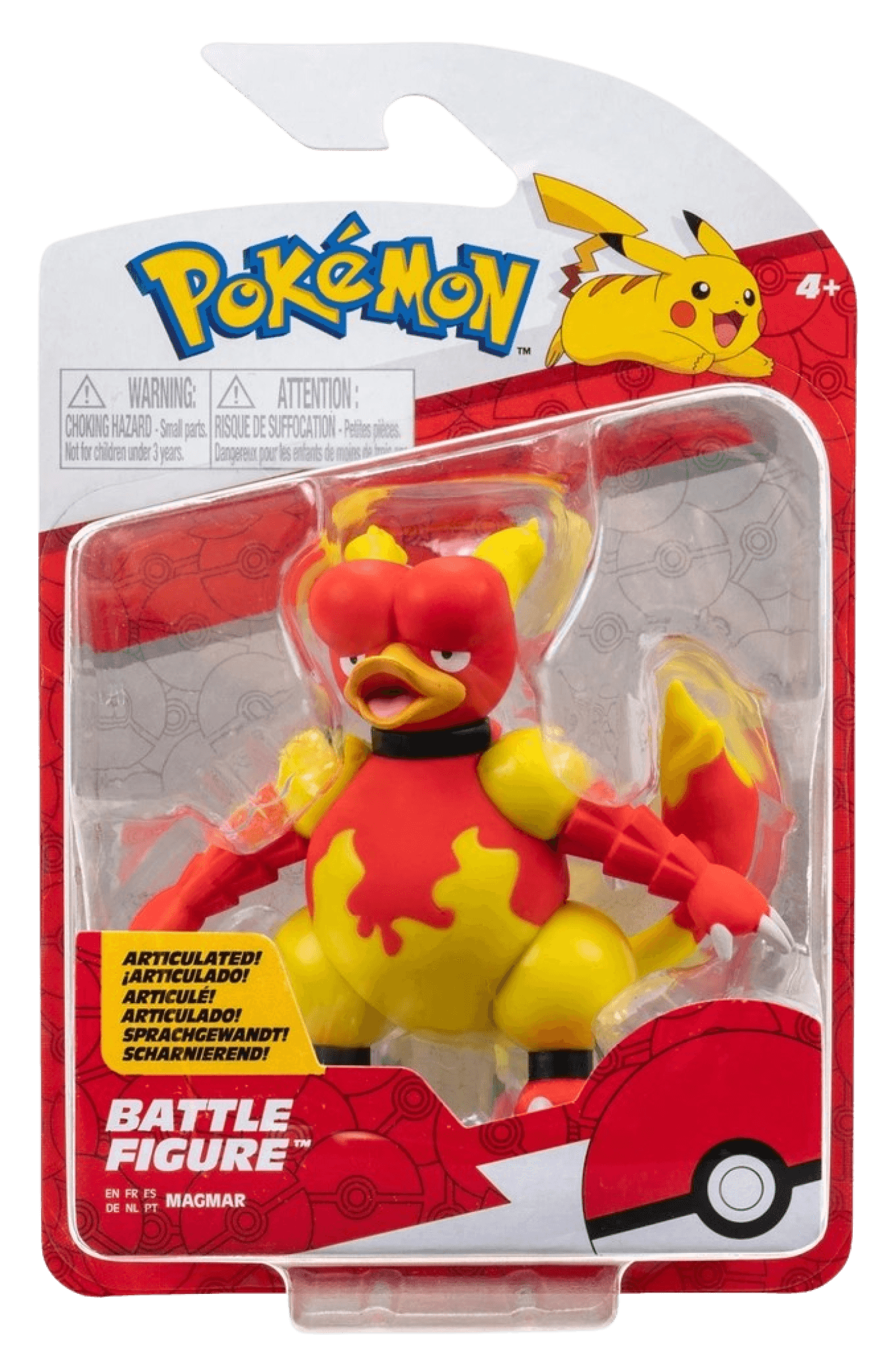 Jazwares Pokemon Battle Figures - 6-Inch Collectible Action Figures for Kids & Adults - Perfect for Battles, Displays & Gifts