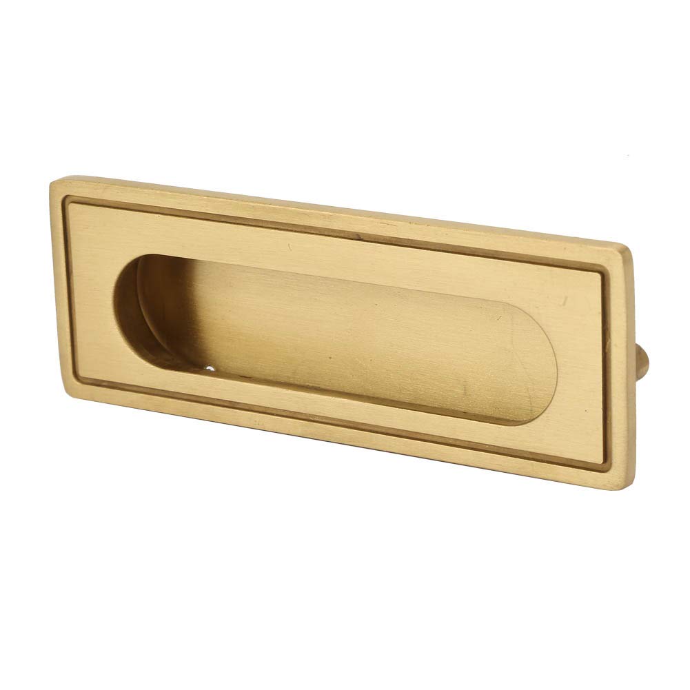 Durable Sliding Door Handle - Comfortable Embedded Cabinet Handle with Exquisite Workmanship & Fine Polishing for Kitchen, Bathroom, Wardrobe & Office Furniture