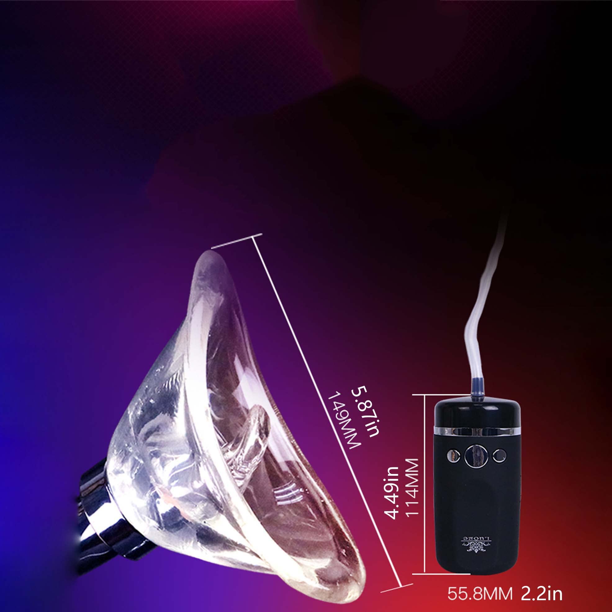 10-Speed Rechargeable Clitoral Vibrator with Suction & Licking - Silicone Adult Sex Toy for Women - Perfect for Solo Play & Couples Intimacy