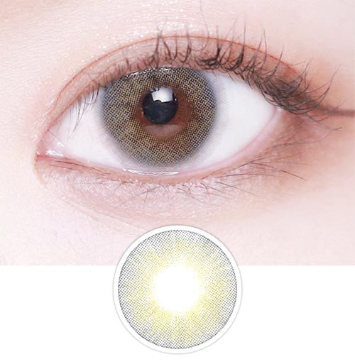 Tinkervery Gray Silicone Hydrogel Contact Lenses (1 Pair) - Buy 1 Get 1 Free - Comfortable & Breathable for Daily Wear, Perfect for Cosplay, Halloween, and Special Occasions