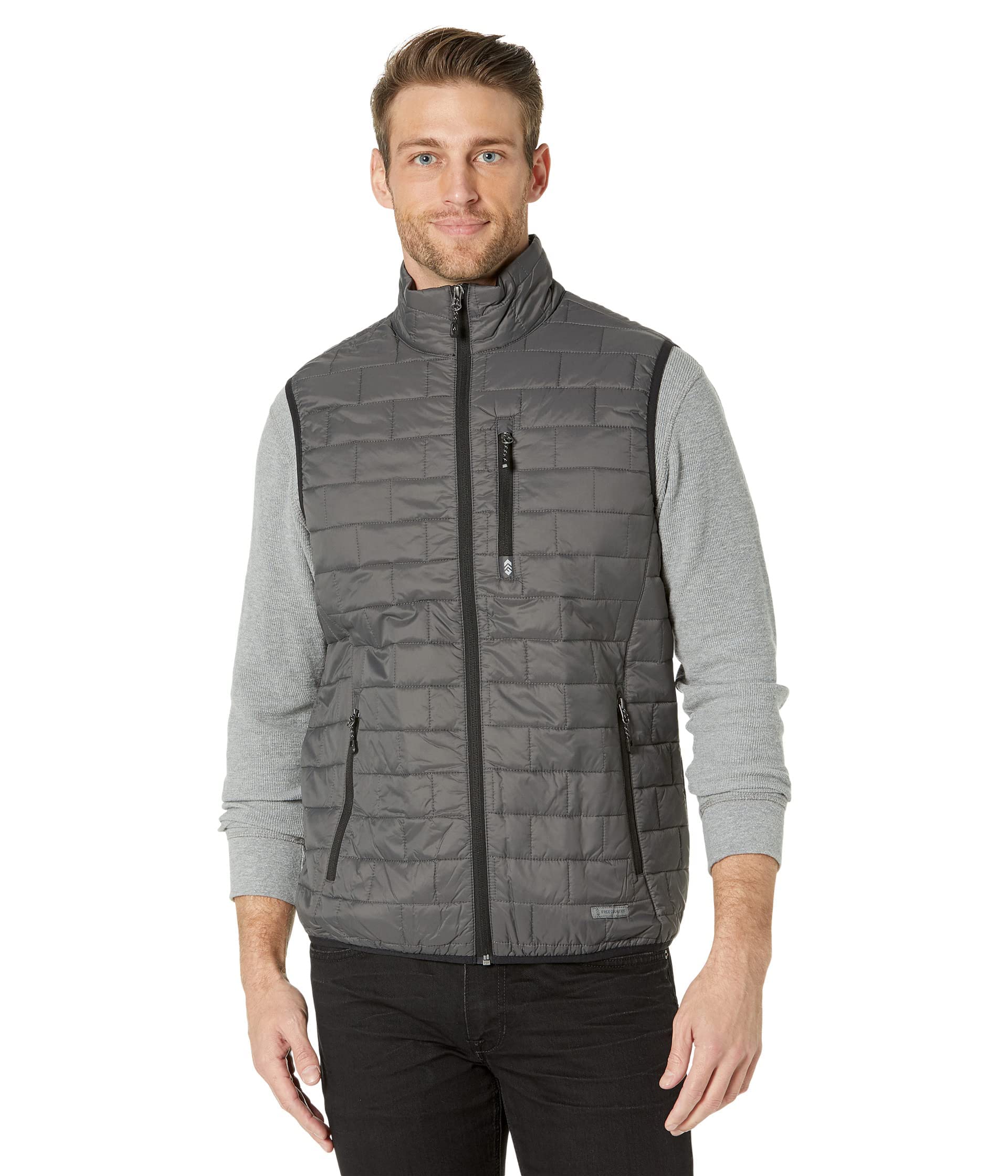 Free Country Breakthrough Puffer Vest with Repreve Recycled Insulation - Lightweight Warm Winter Jacket for Men & Women - Perfect for Hiking, Camping & Outdoor Activities