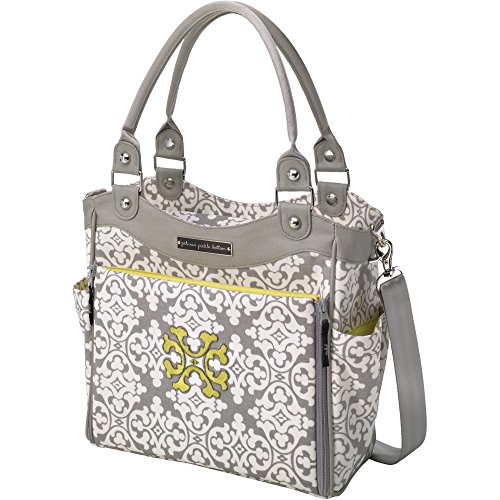 Petunia Pickle Bottom City Carryall Diaper Bag - Breakfast in Berkshire Print - Stylish & Spacious Baby Bag for Moms - Perfect for Daycare, Travel & Shopping Trips