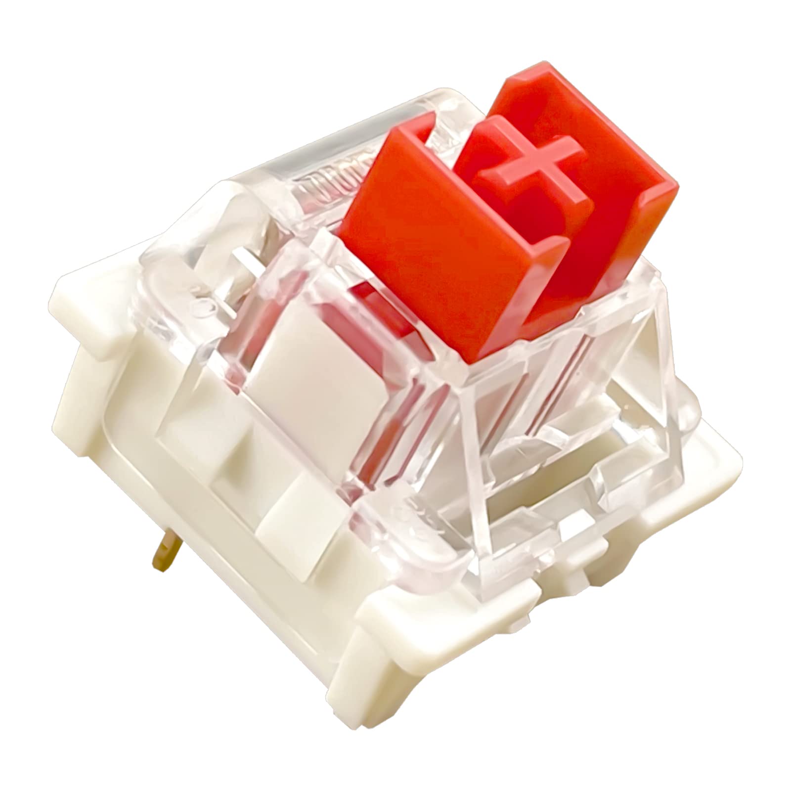 OUTEMU Red Mechanical Keyboard Switches - 3 Pin DIY Replaceable Switches Compatible with Gateron & Cherry MX (108pcs) - Perfect for Gaming, Typing & Mechanical Keyboard Customization