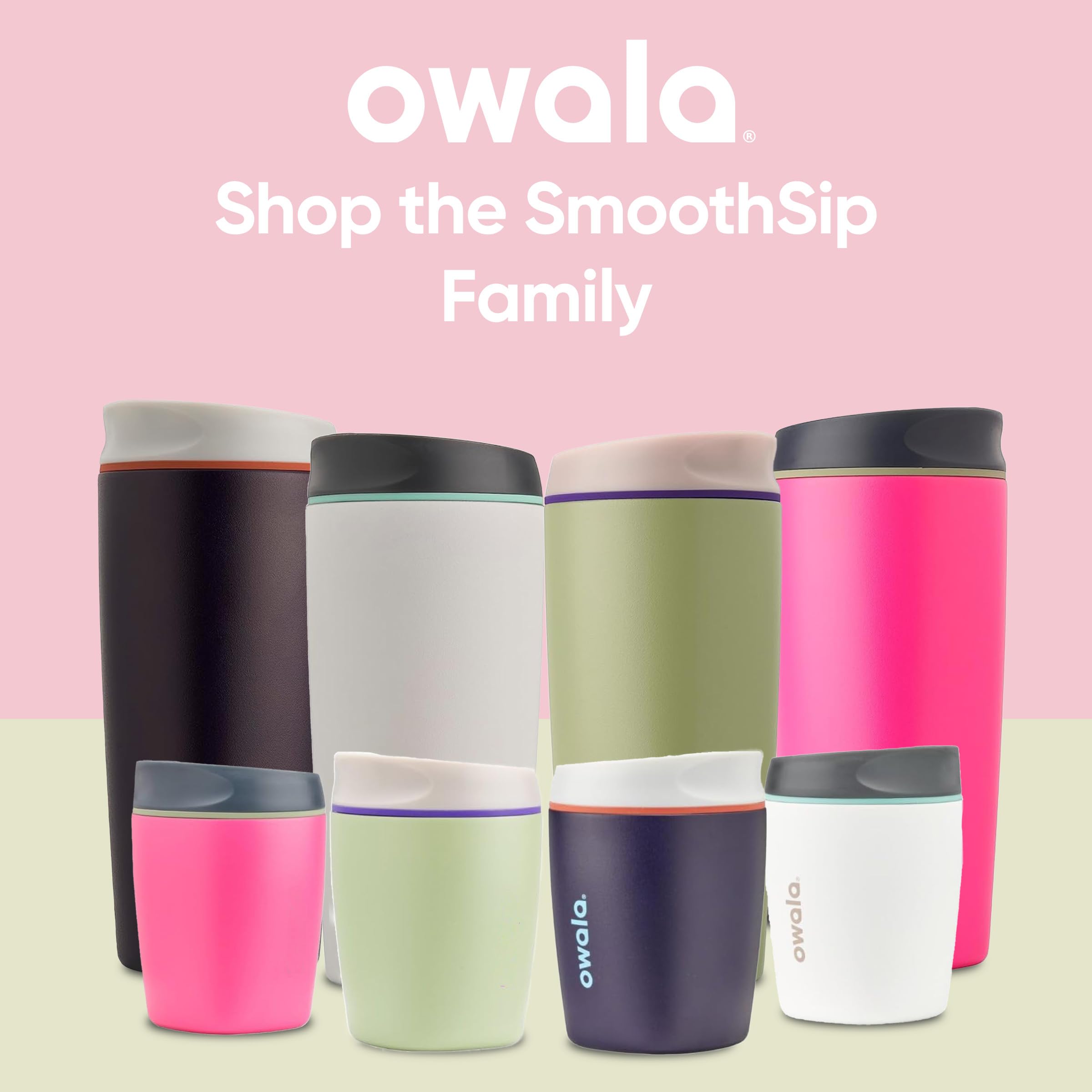 Owala 10oz Insulated Coffee Tumbler - BPA Free Stainless Steel Travel Mug for Hot & Iced Coffee - Perfect for Cappuccino & Office Use