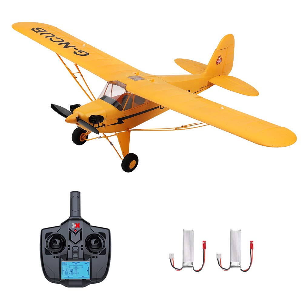 GoolRC WLtoys XK A160 RC Plane - 2.4GHz 5 Channel Brushless Remote Control Airplane for Adults & Kids, Stunt Flying RC Aircraft with 3D/6G Mode, 2 Batteries - Perfect for Outdoor Flying, Backyard Fun & Aerial Stunt Shows