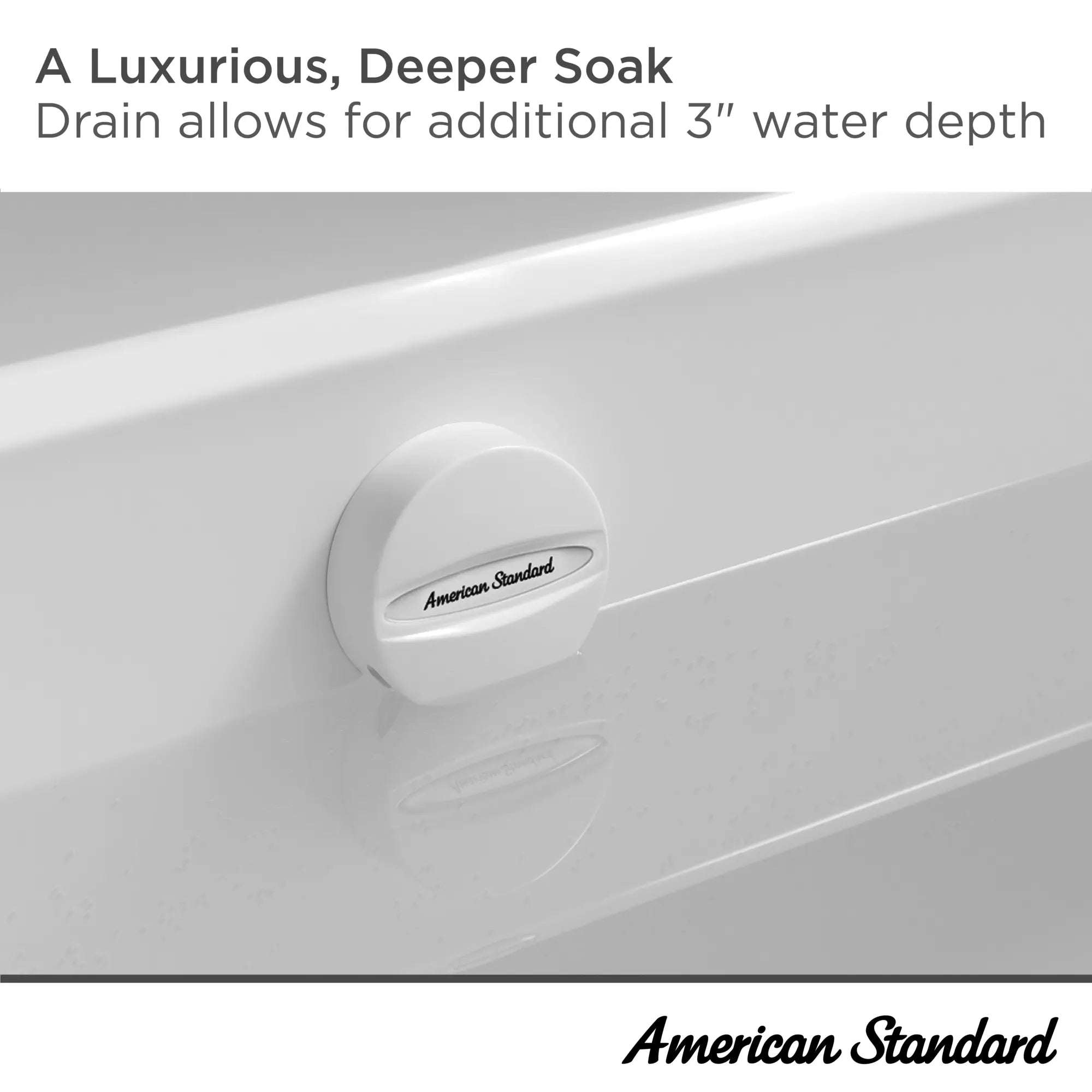 Deep Soak Whirlpool Drain - High Flow Bathtub Drain Cover for Relaxing Spa Baths at Home | Perfect for Jacuzzi, Soaking Tubs & Luxury Bathrooms
