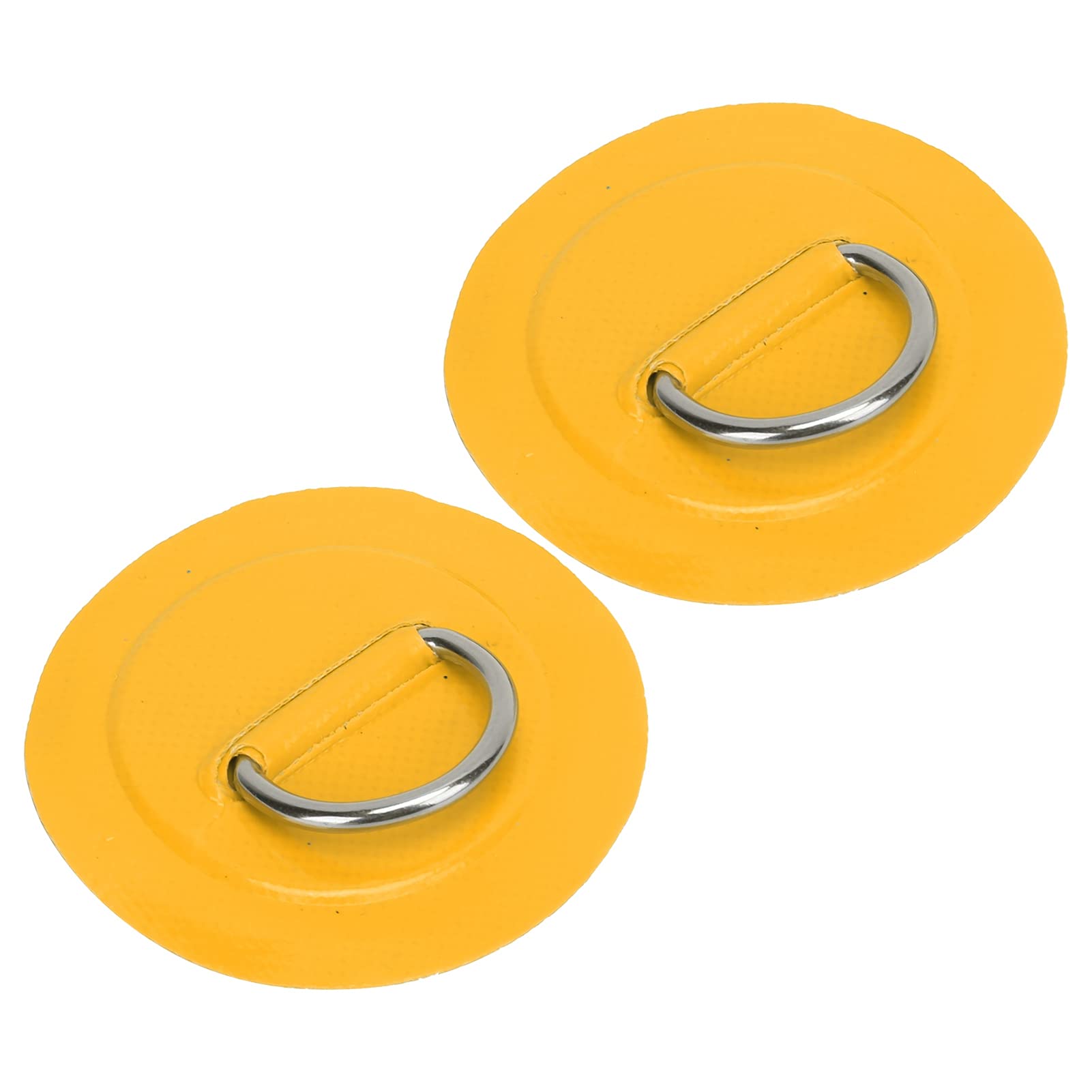 Cosiki PVC Kayak D-Ring Pad - High UV Resistance, Easy to Store, Stainless Steel Buckle for Secure Attachment - Perfect for Rafts, Boats & Kayaks (Yellow) - Ideal for Water Sports, Fishing & Outdoor Adventures
