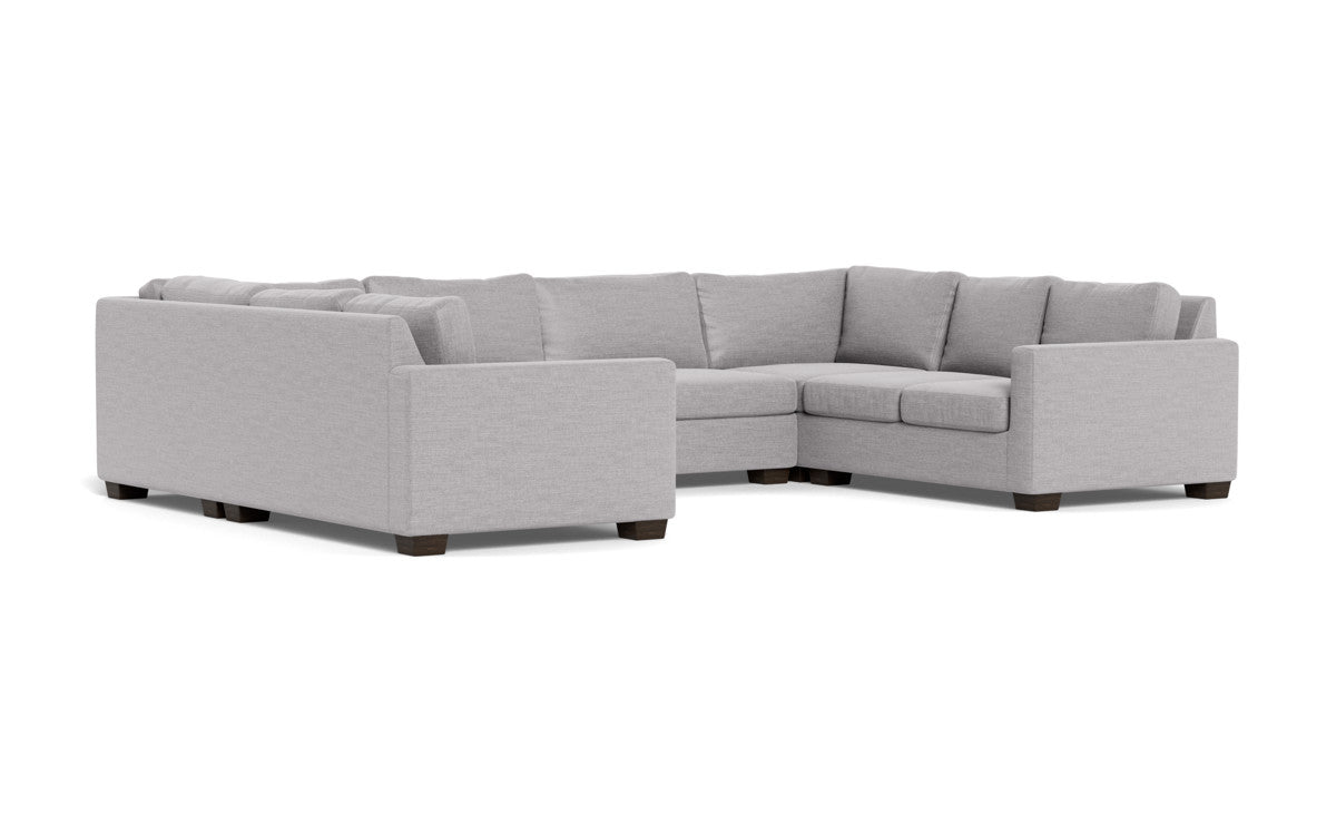 Track 141 Corner Sofa U Sectional - Modern L-Shaped Couch with Reversible Chaise, Soft Fabric Upholstery for Living Room, Family Room & Home Theater Comfort | Perfect for Small Spaces & Apartment Living