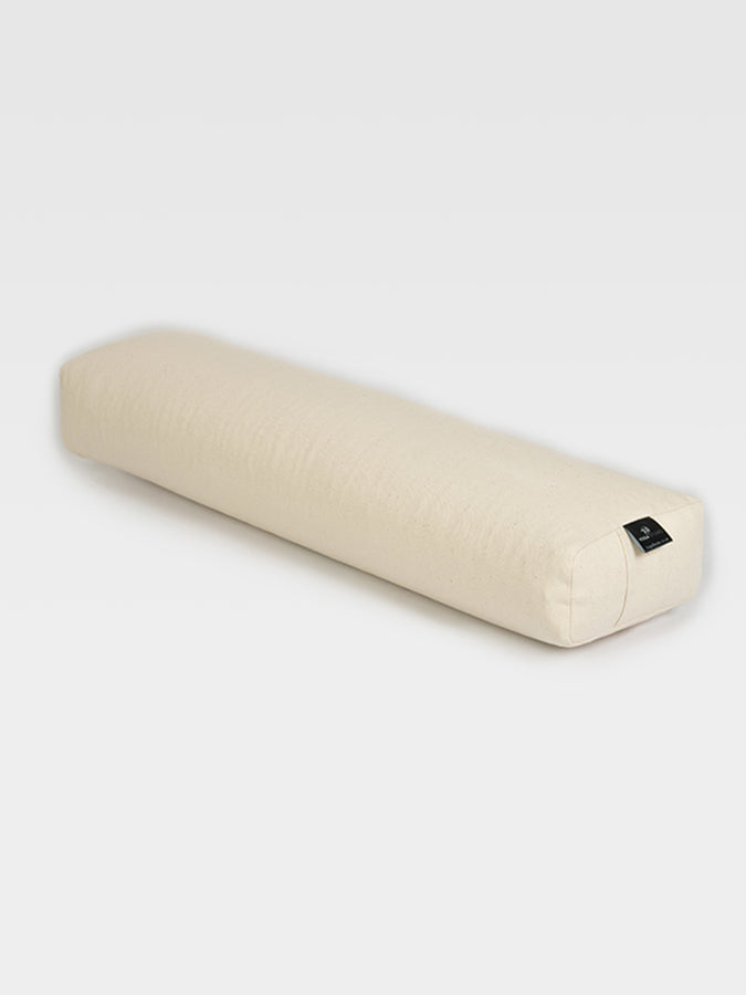 Organic Buckwheat Meditation Bolster Cushion for Yoga & Pranayama - Supportive Zafu Pillow for Home Studio, Zen Meditation & Relaxation - Perfect for Yoga Practice, Stress Relief & Mindfulness Training