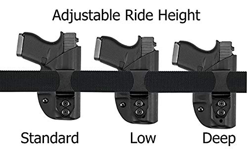 Vedder LightTuck IWB Kydex Concealed Carry Holster for HK Pistols | Comfortable & Adjustable Gun Holster for Everyday Carry (EDC) | Perfect for CCW, Self Defense & Range Use