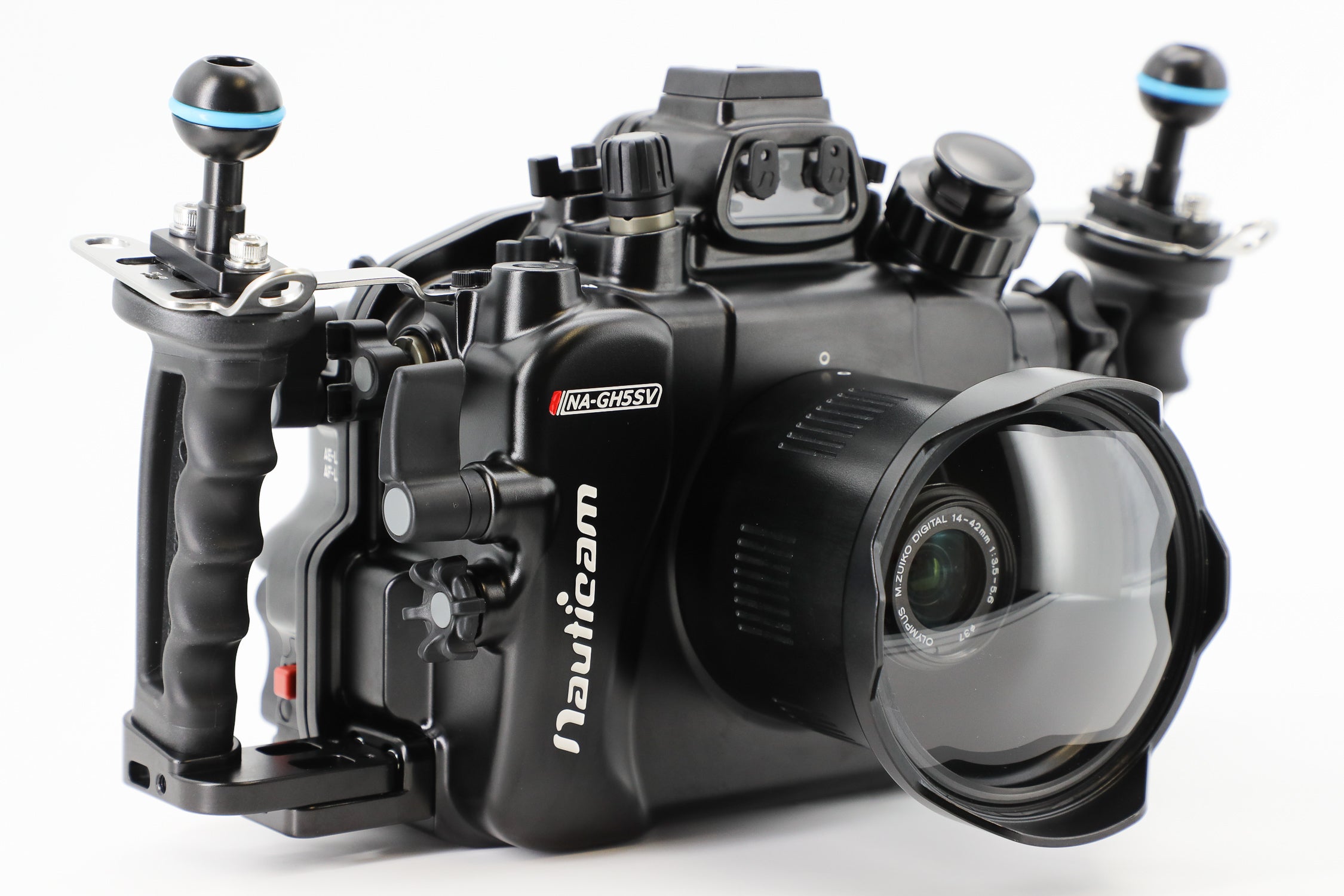 Waterproof Underwater Housing for Panasonic Lumix GH5/GH5S/GH5II Cameras - HDMI 2.0 Support - Ideal for Scuba Diving, Snorkeling & Underwater Photography